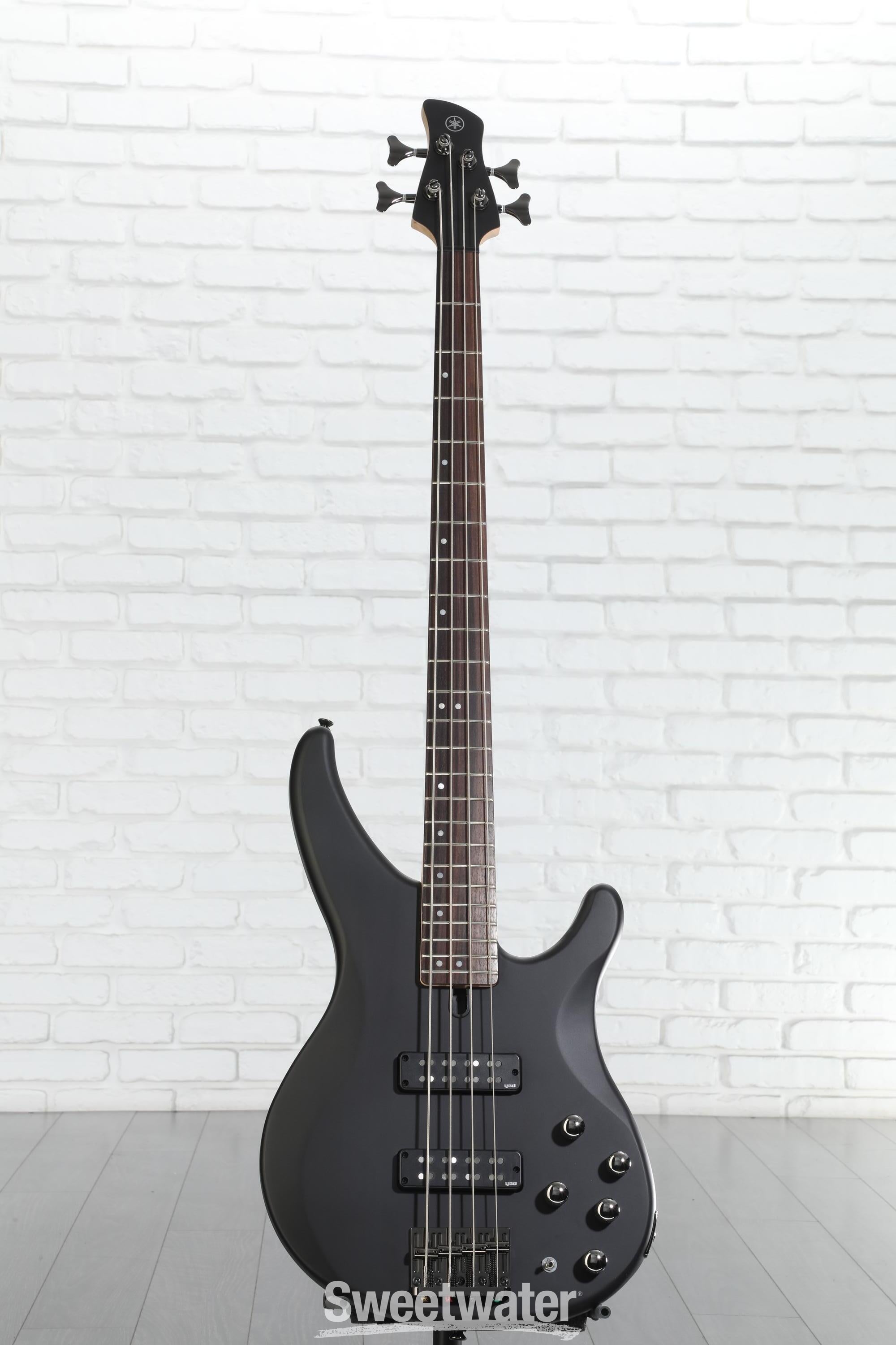 Yamaha TRBX504 4-string Bass Guitar - Translucent Black | Sweetwater