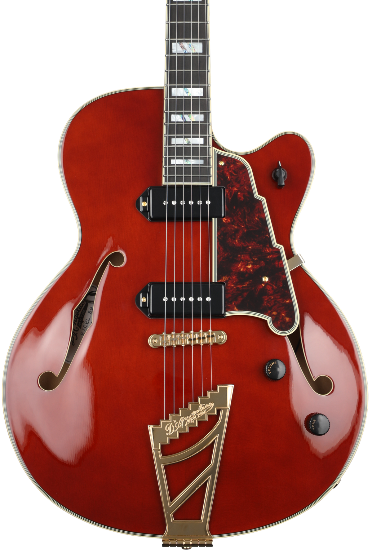 D'Angelico Excel 59 Hollowbody Electric Guitar - Viola with