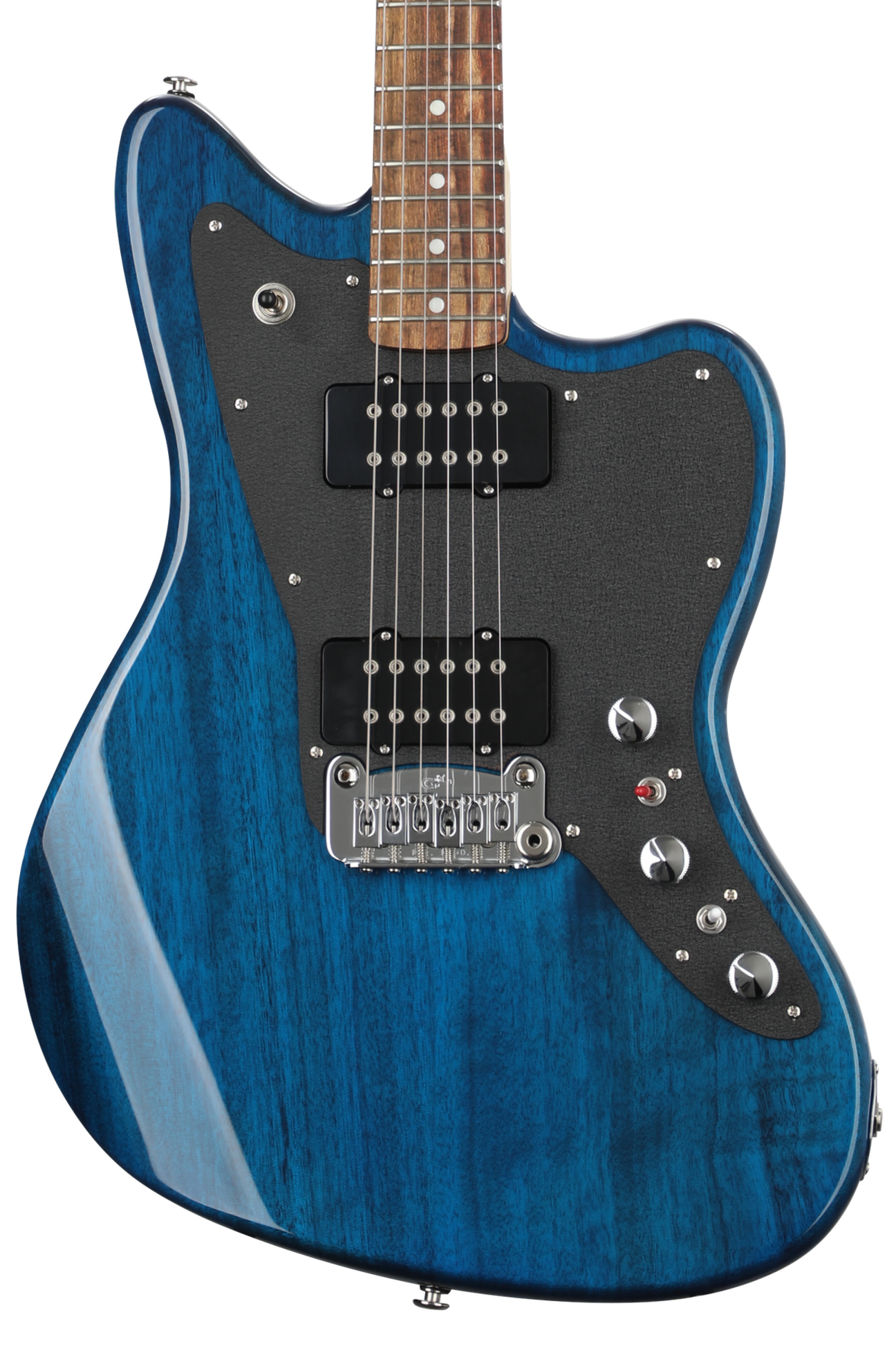 G&L CLF Research Doheny V12 Electric Guitar - Clear Blue