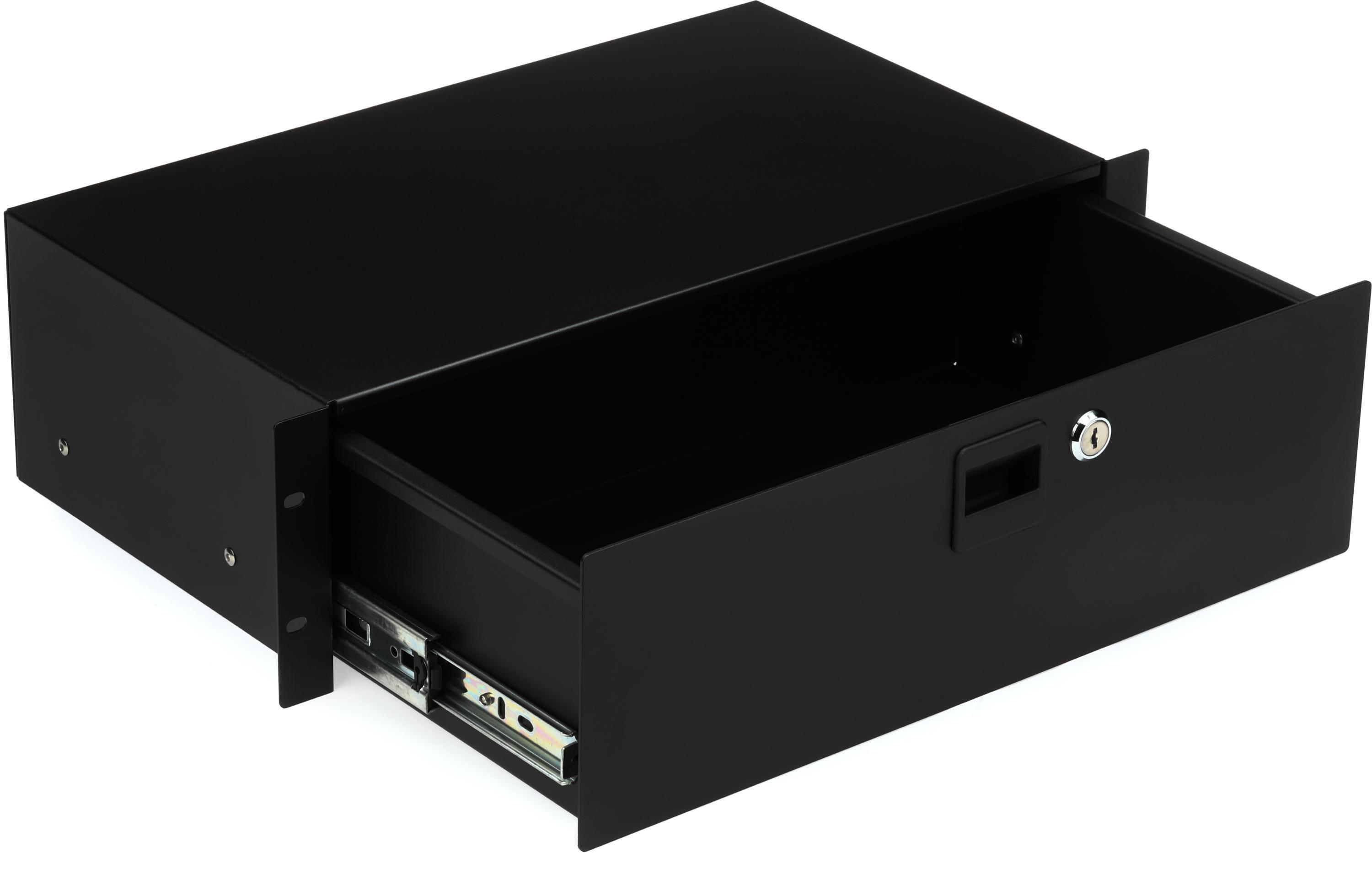 Photo of On-Stage RDLS3000 3U Shallow Locking Rack Drawer