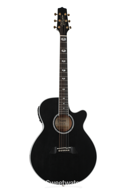 Takamine TSP-158C Acoustic-Electric Guitar - See-Thru Black