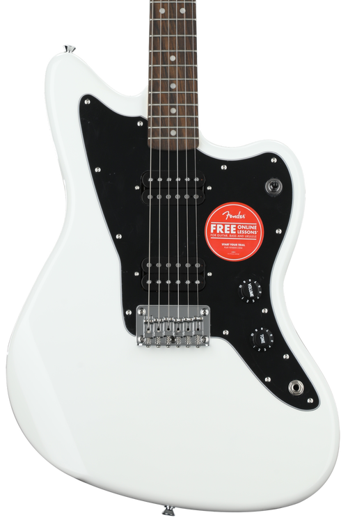 Squier Affinity Series Jazzmaster HH - Arctic White with Squier Affinity Series Jazzmaster HH - Arctic White with