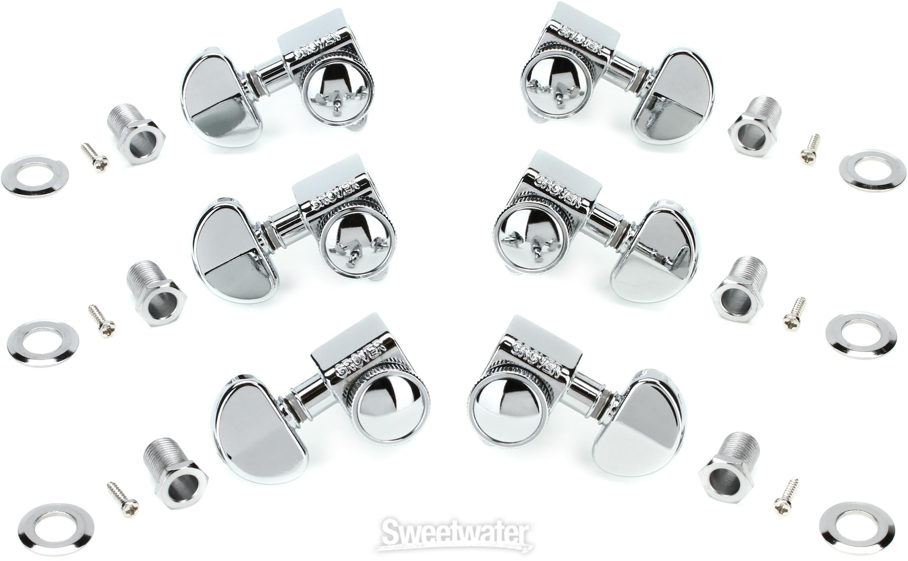 Grover 502C Roto-Grip Locking Rotomatic Tuners - 3+3 Chrome