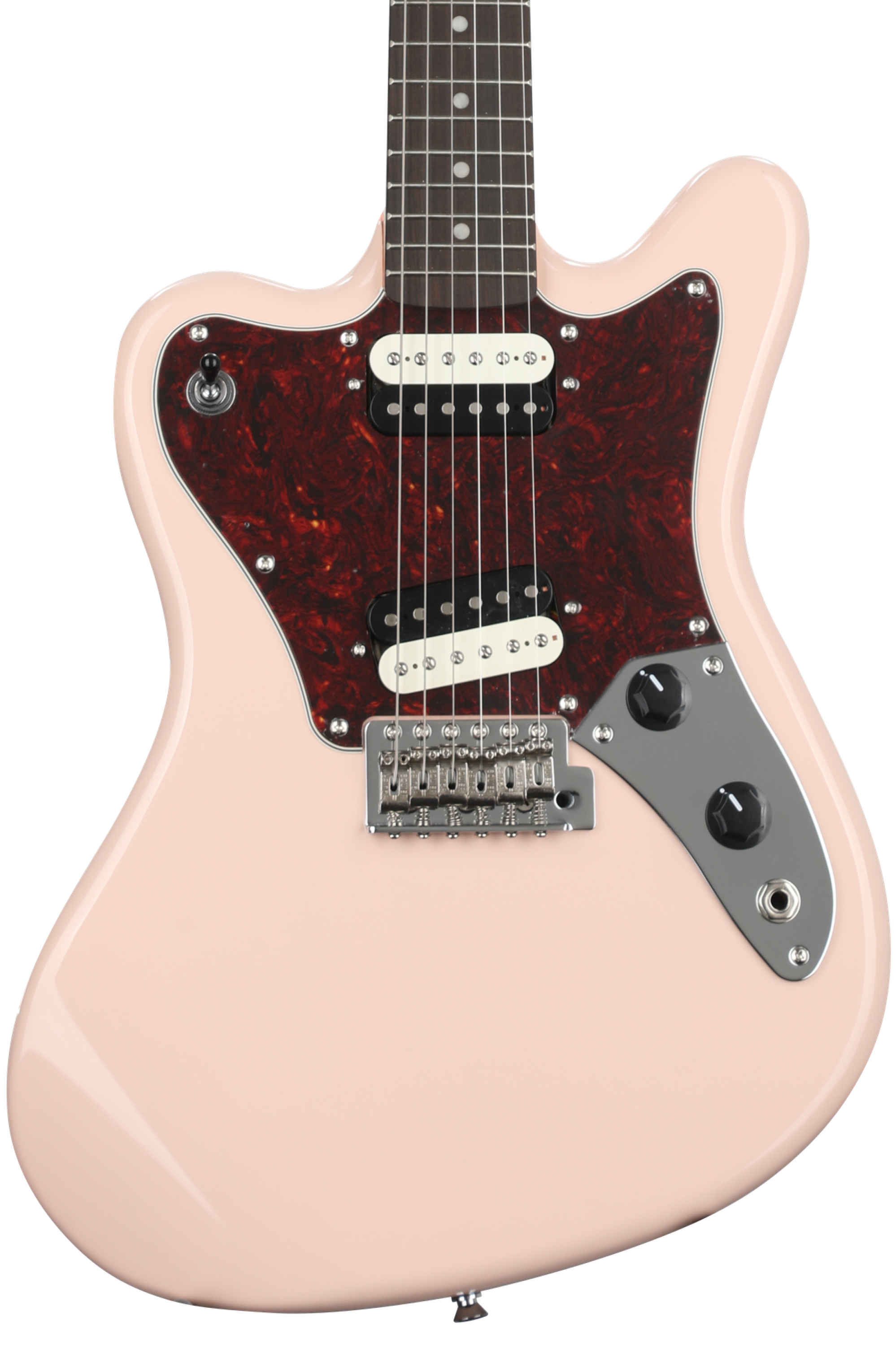Squier Paranormal Super-Sonic Electric Guitar - Shell Pink with