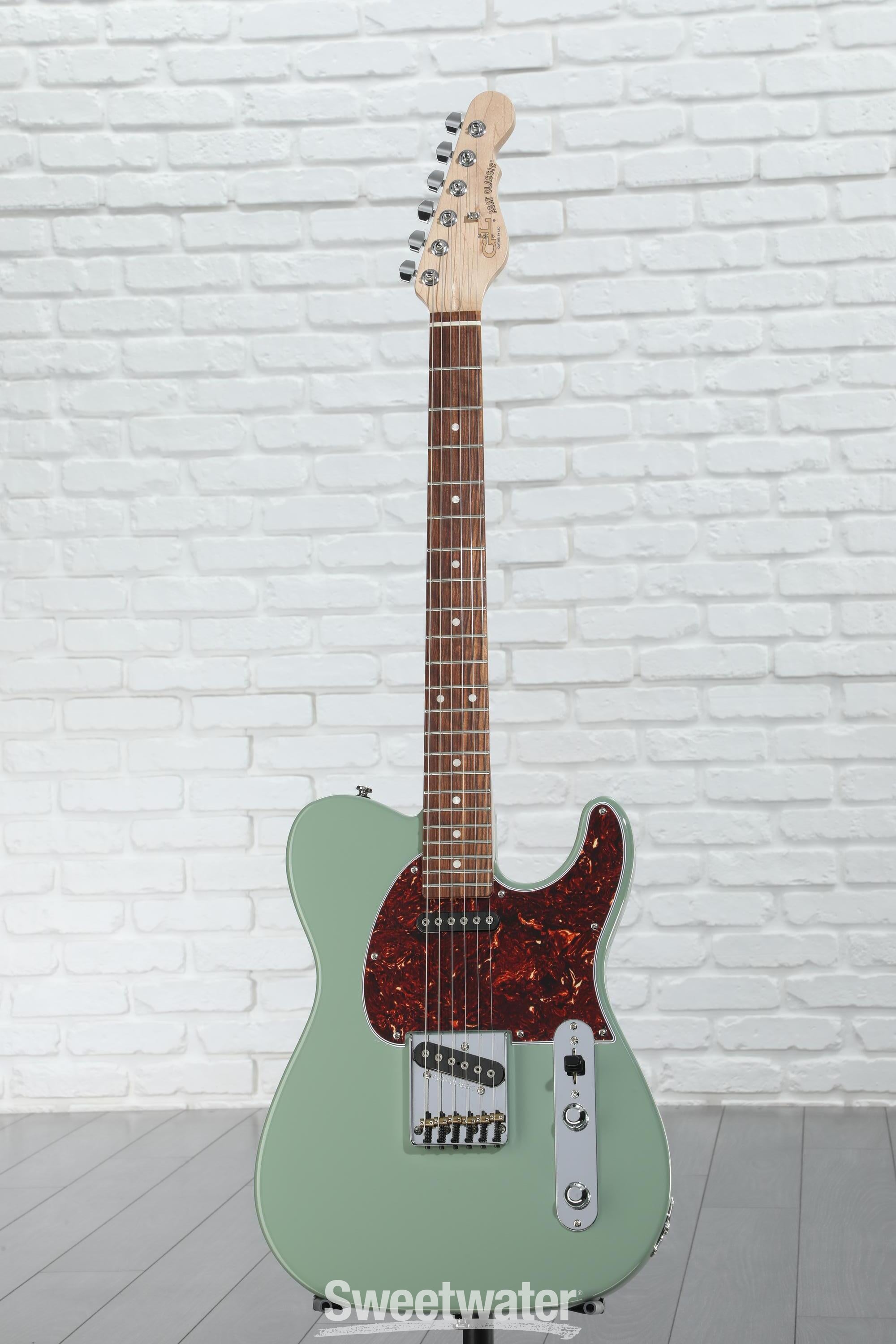 G&L Fullerton Deluxe ASAT Classic Electric Guitar - Macha