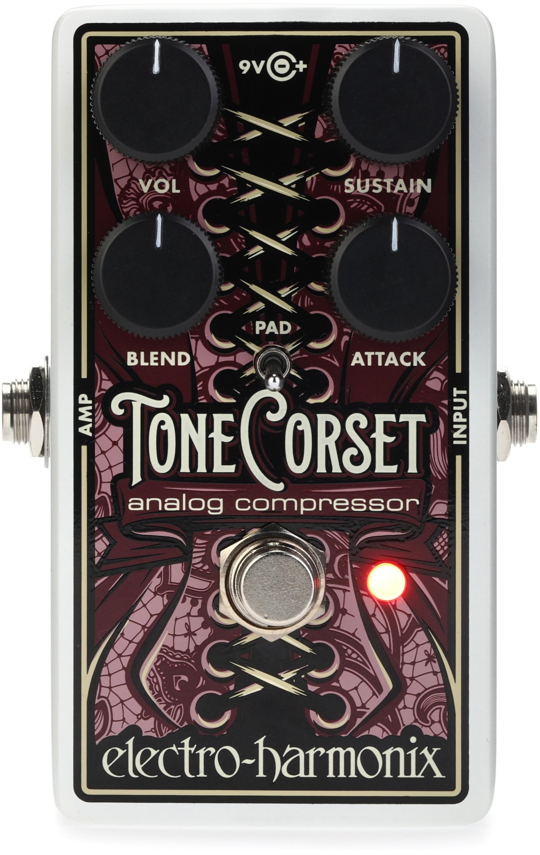 Electro-Harmonix Tone Corset Analog Compressor Pedal | Sweetwater