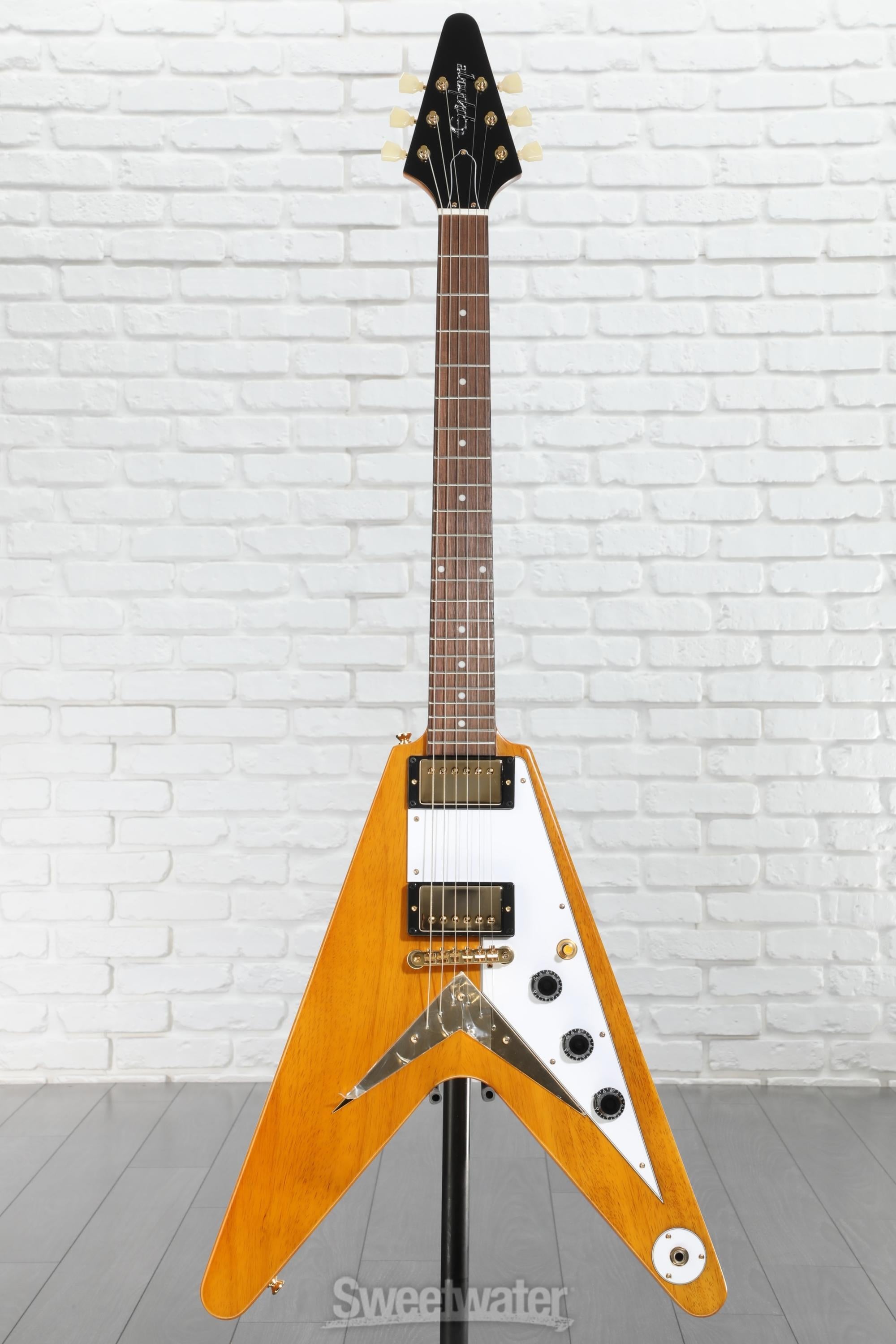 Epiphone 1958 Korina Flying V Electric Guitar - Natural
