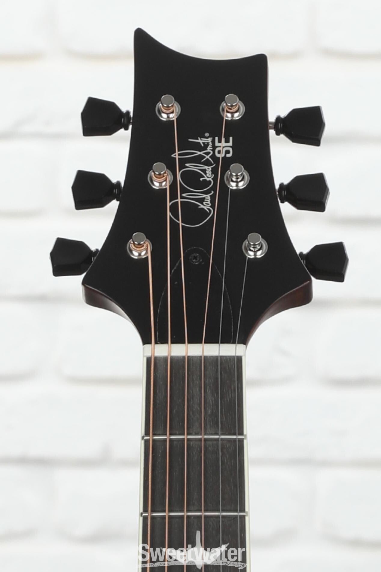 PRS SE P20E Parlor Acoustic-electric Guitar - Black Satin
