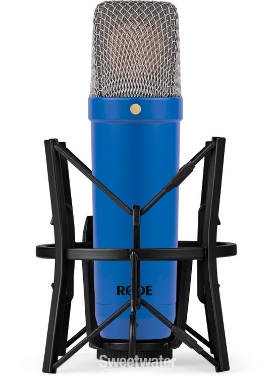 Rode NT1 Signature Series Condenser Microphone with SM6 Shockmount and Pop Filter - Cobalt