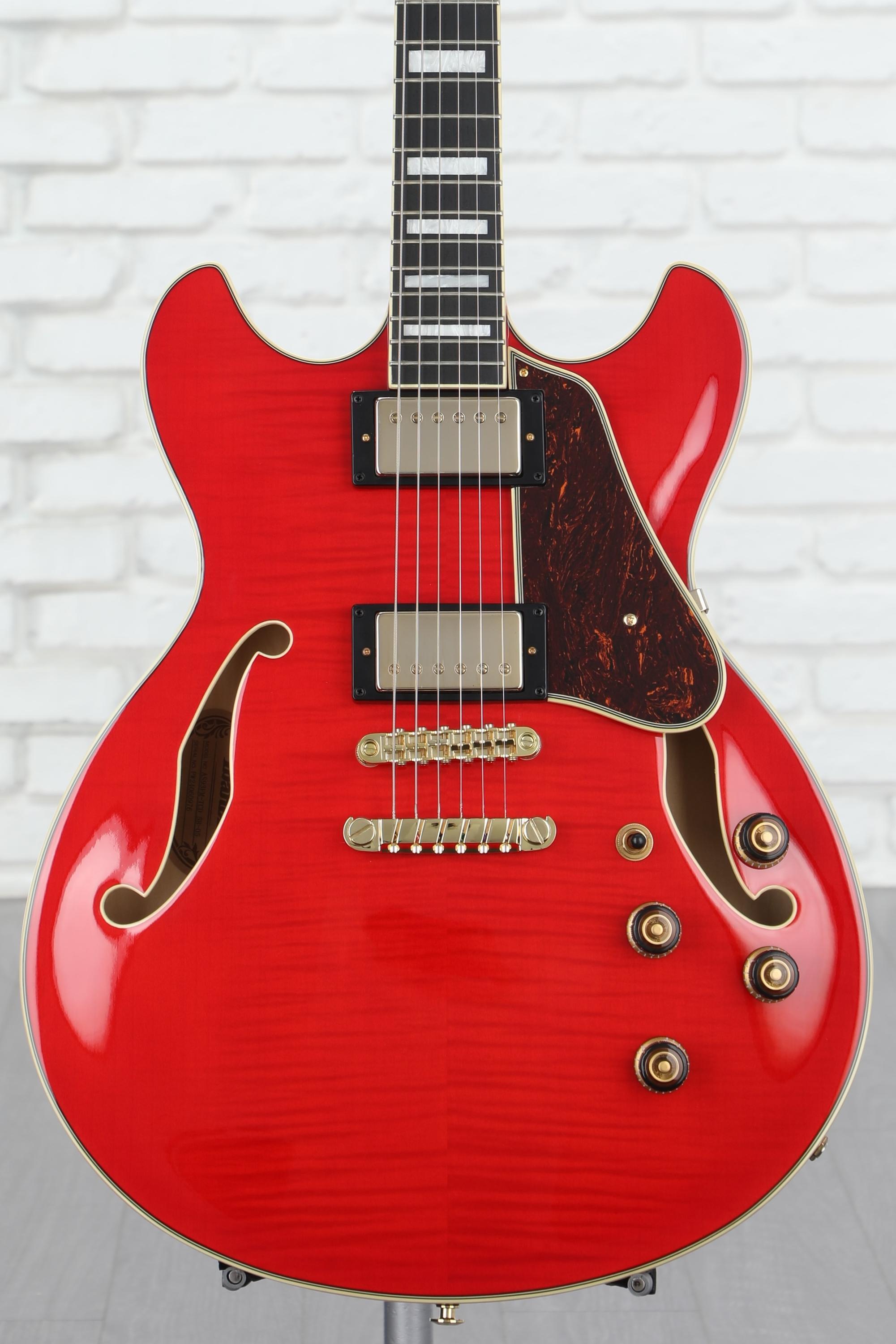 Ibanez Artcore Expressionist AS93FM Semi-Hollow Electric Guitar -  Transparent Cherry Red