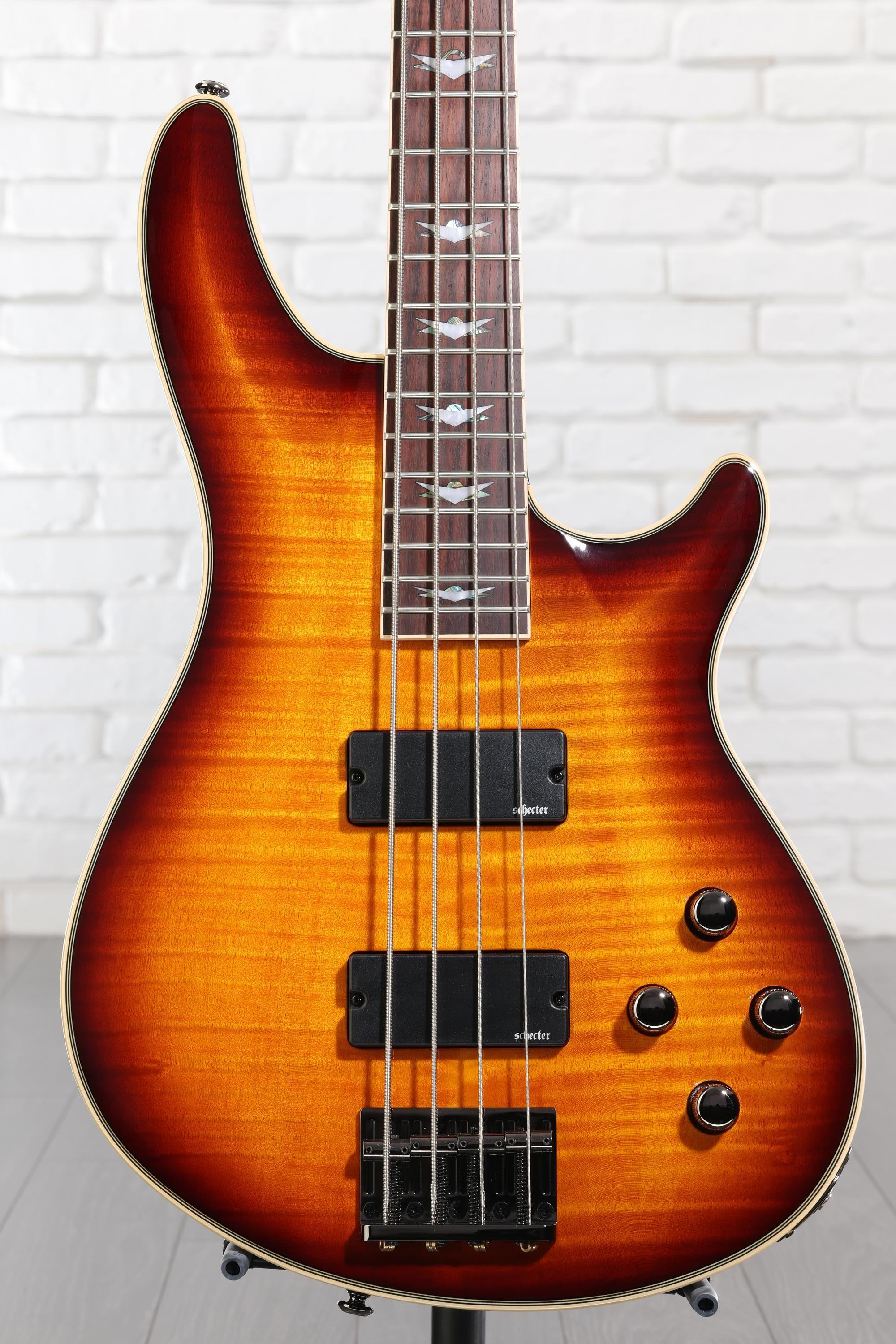 Schecter Omen Extreme-4 Bass Guitar - Vintage Sunburst | Sweetwater