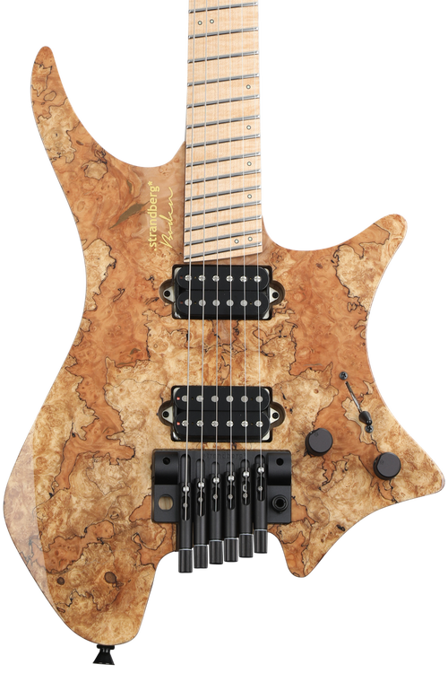 strandberg／ストランドバーグ Boden J8 Burl Maple Strandberg Boden J8 Custom Burl Maple Lavender Blue Burst – Very