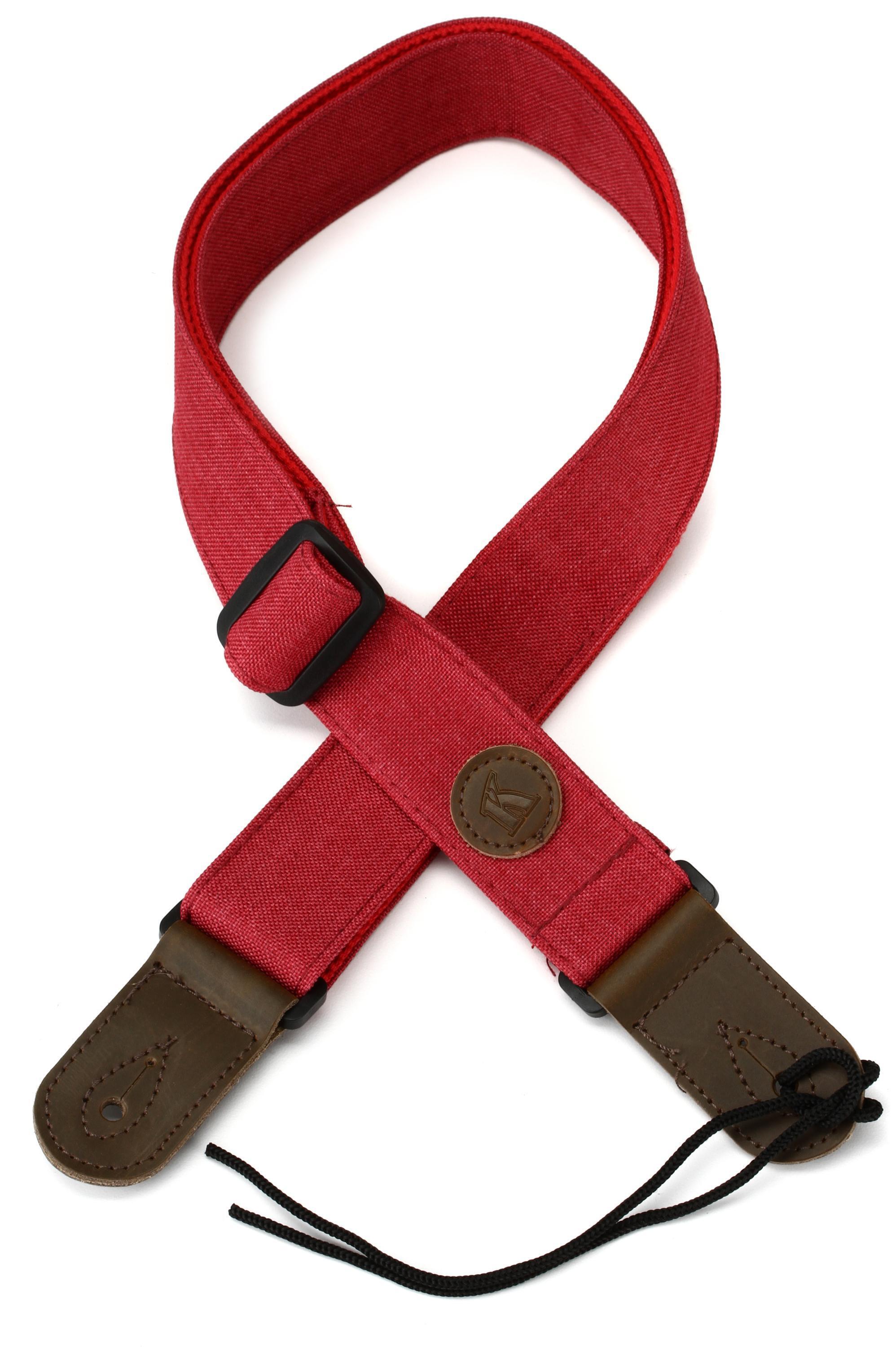 Kala Sonoma Coast Ukulele Strap Russian River Red Sweetwater
