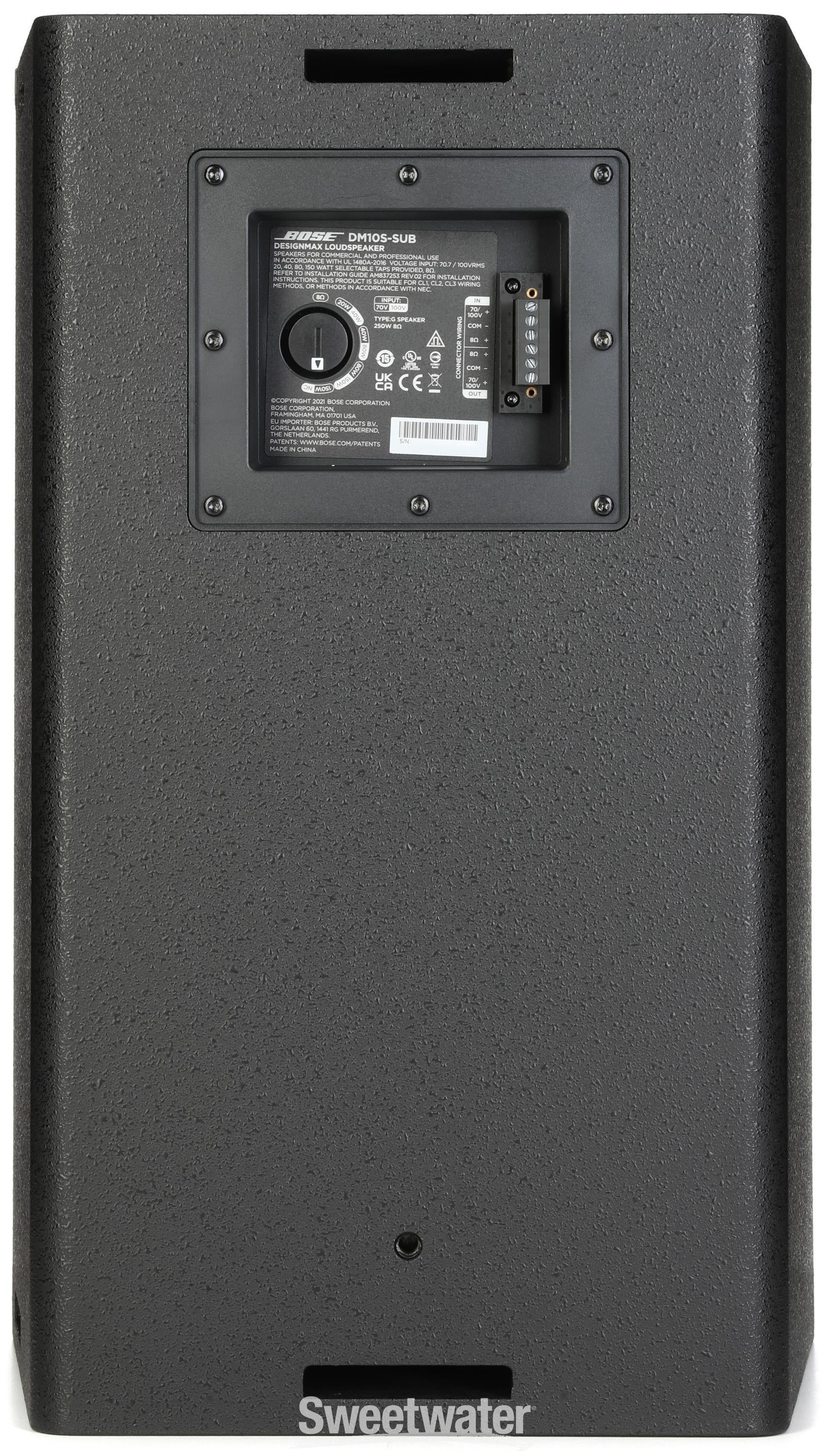 Bose Professional DM10S Surface-mounted Install Subwoofer - Black