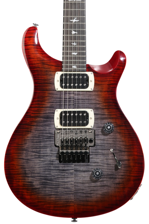 PRS SE Custom 24 Floyd Electric Guitar - Charcoal Cherry Burst