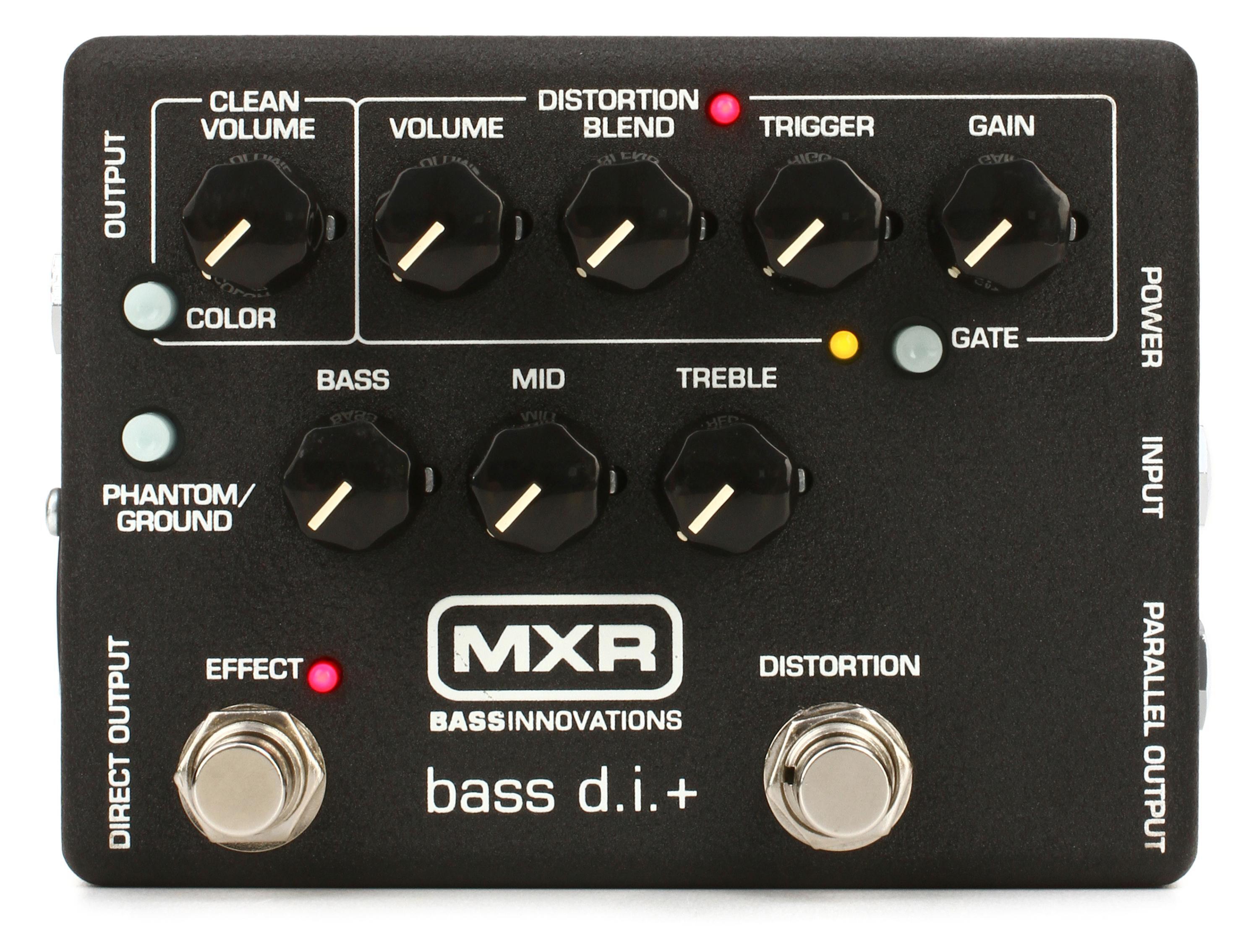 MXR M80 Bass D.I. + Distortion and M87 Bass Compressor Pedal Pack 