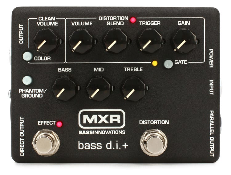 MXR M80 Bass D.I.+ Bass Distortion Pedal Reviews | Sweetwater