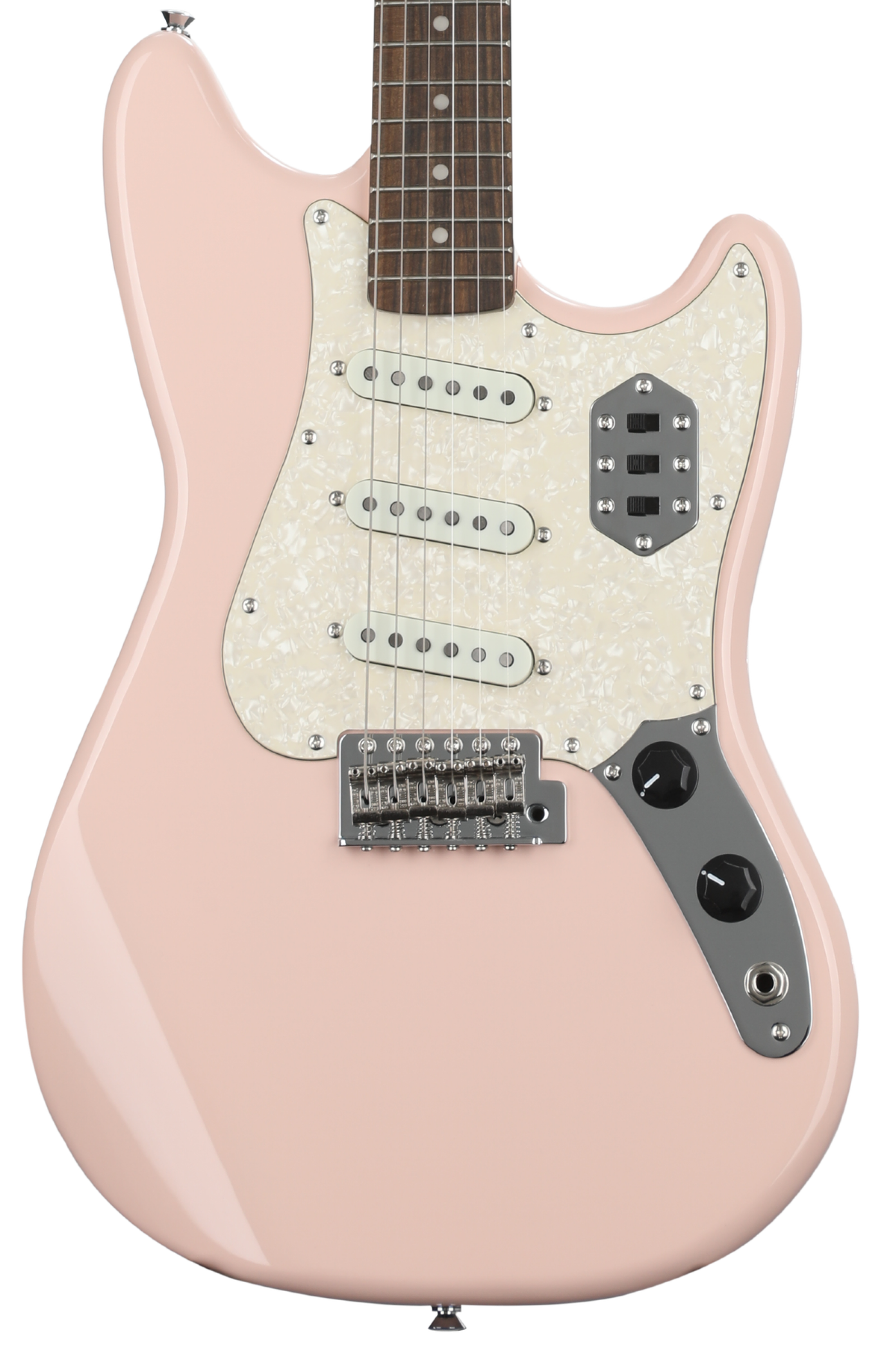 ギター Squier by Fender Paranormal Cyclone Squier Paranormal Cyclone Electric Guitar - Shell Pink | Sweetwater