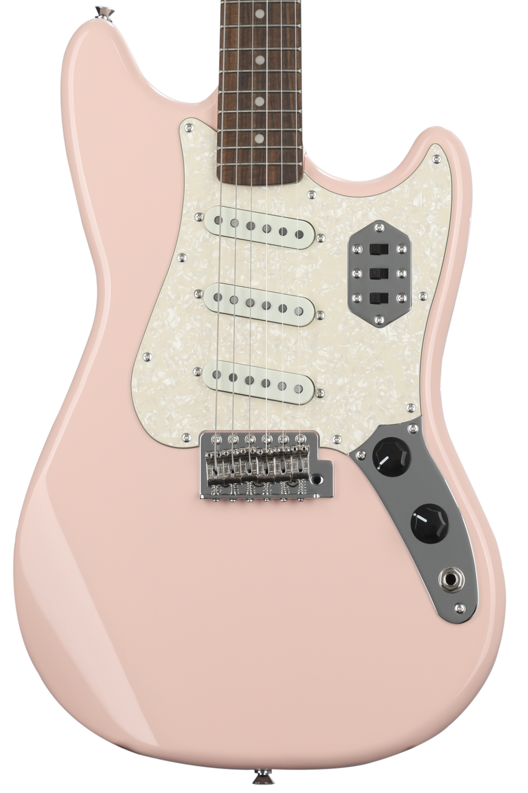 Squier Paranormal Cyclone Electric Guitar - Shell Pink