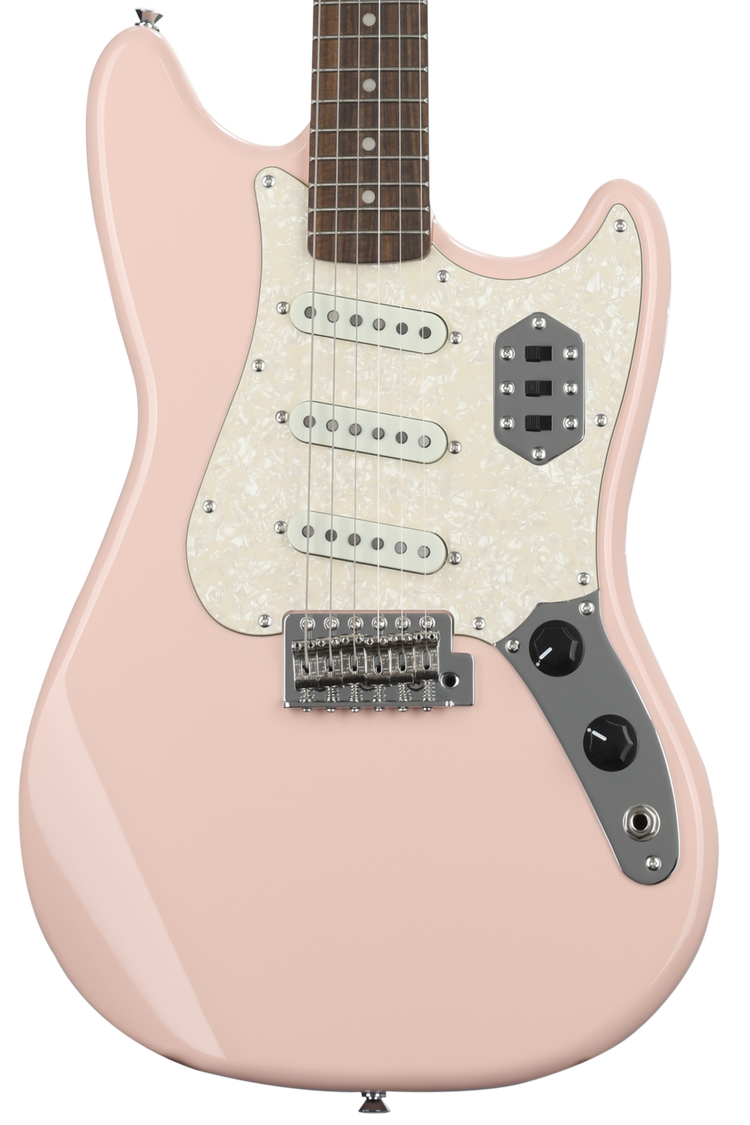 Squier Paranormal Cyclone Electric Guitar - Shell Pink | Sweetwater