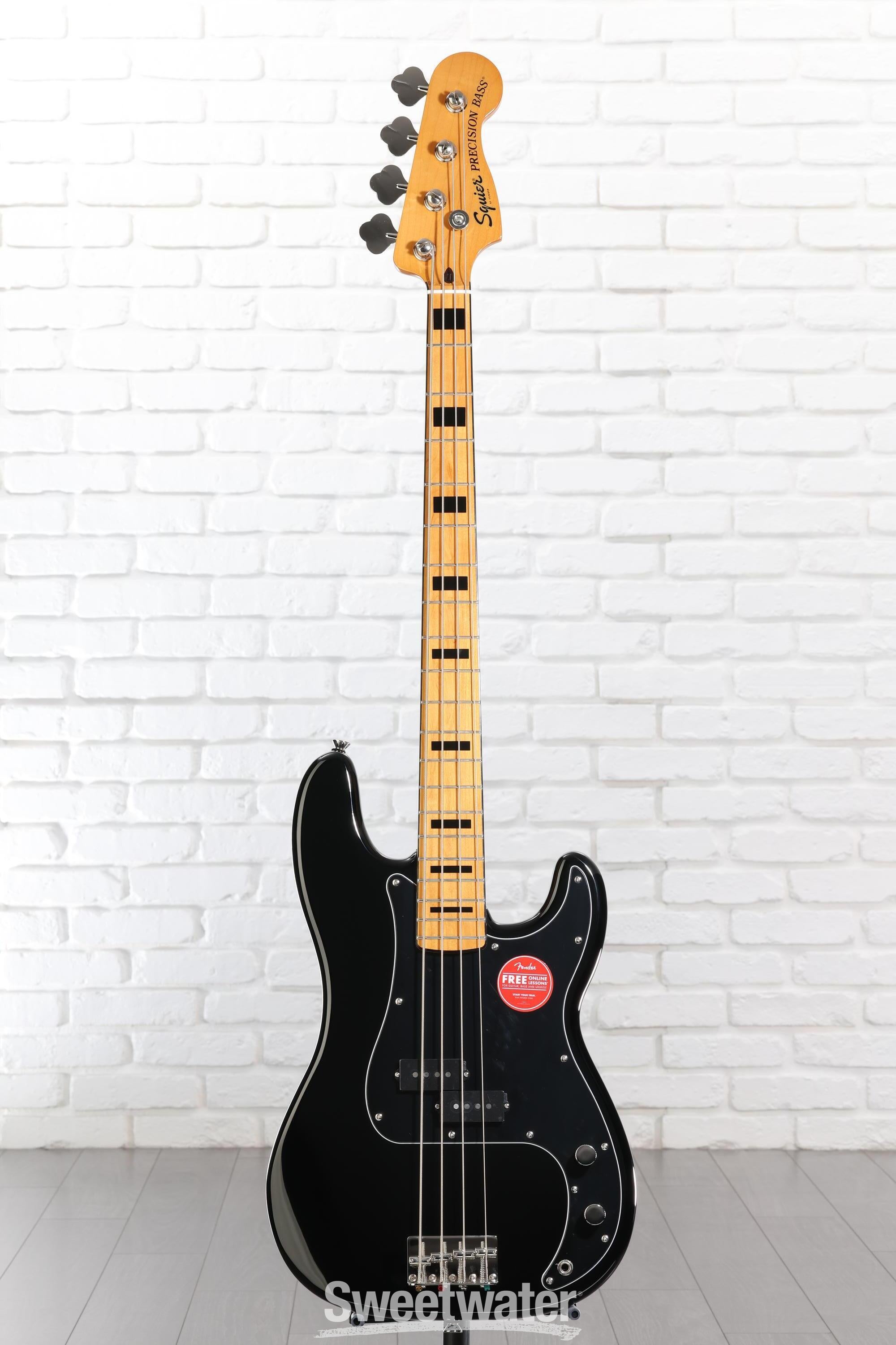 Squier Classic Vibe '70s Precision Bass - Black | Sweetwater