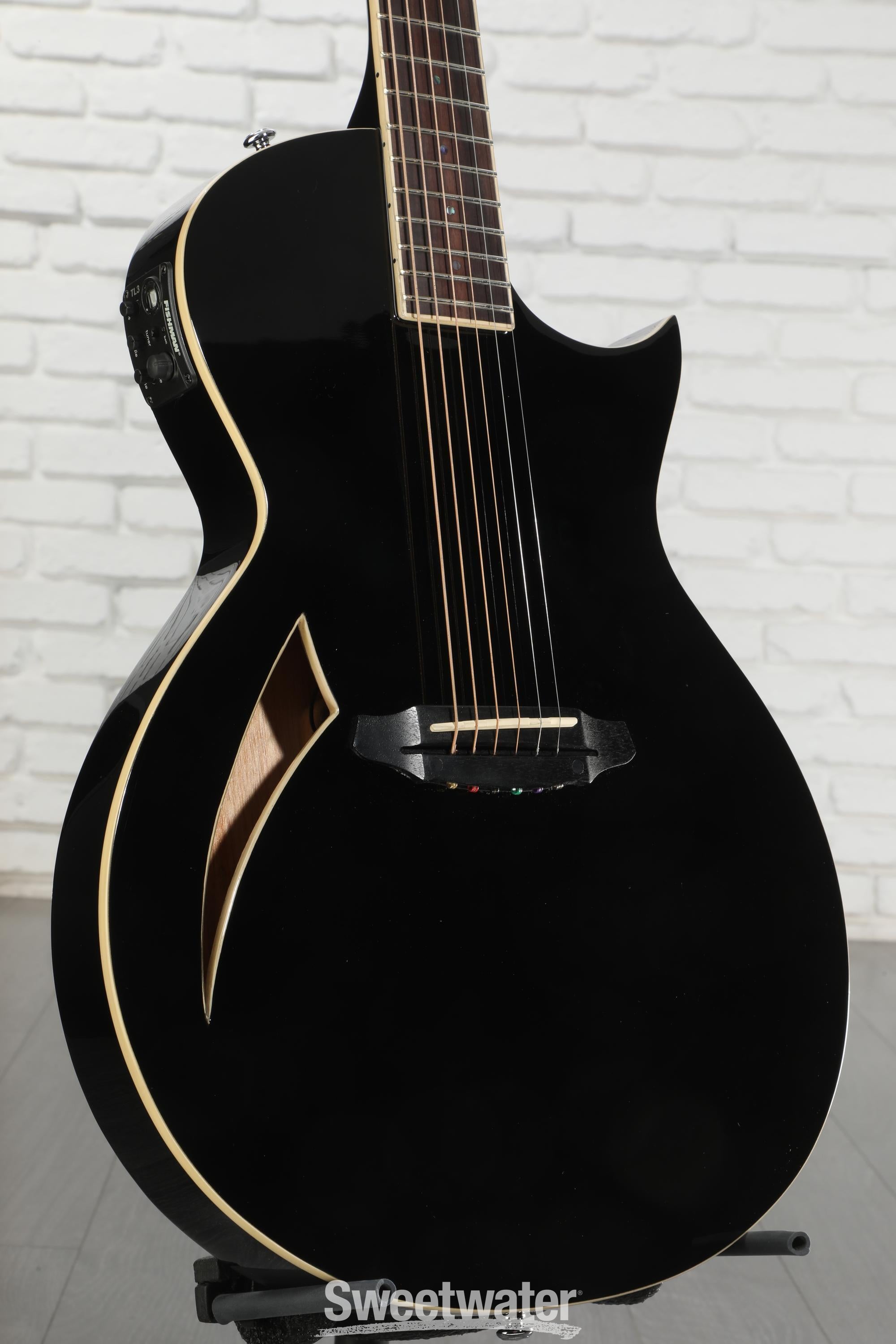 ESP LTD TL-6 Acoustic-electric Guitar - Black Reviews | Sweetwater