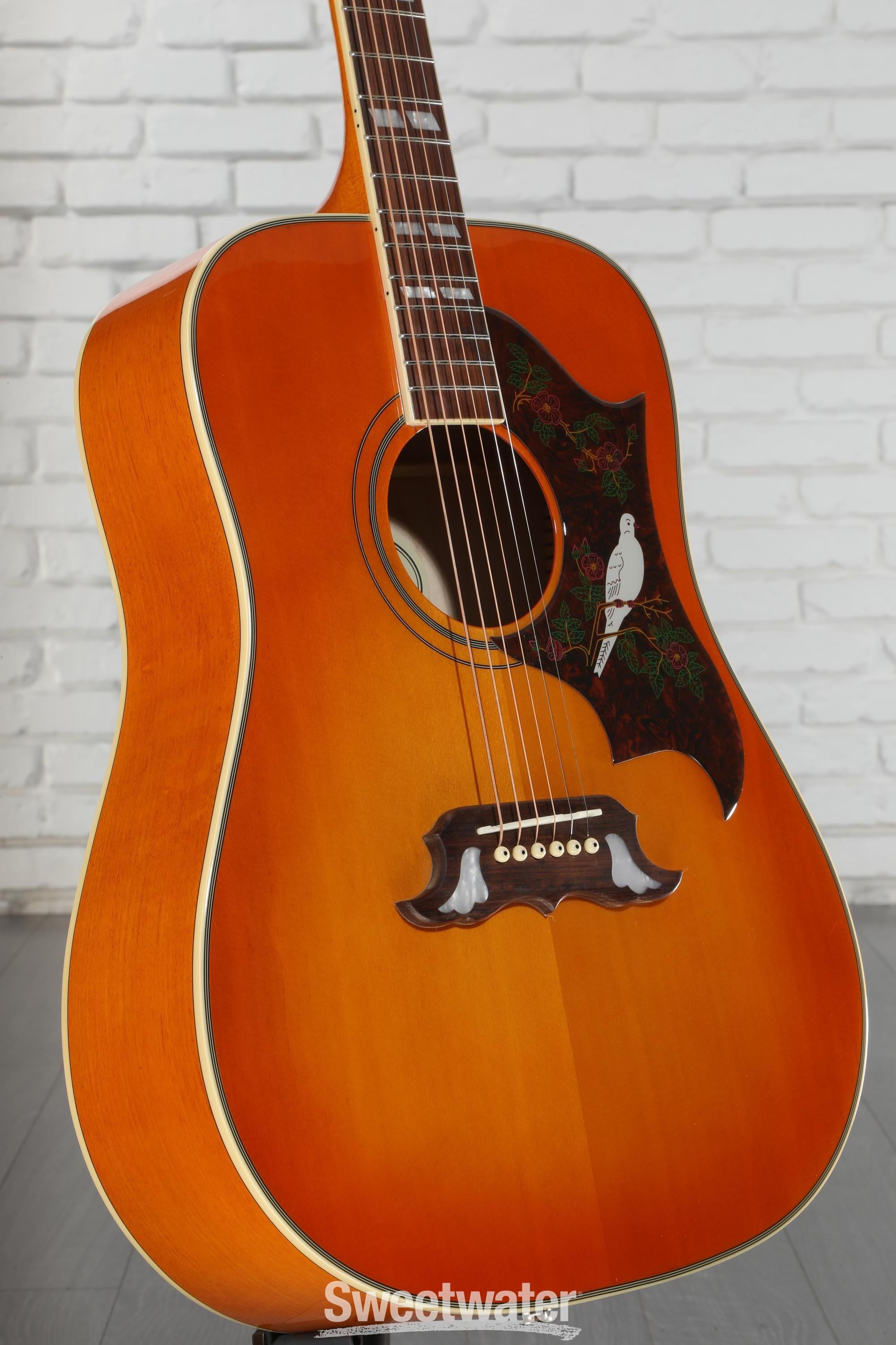 Epiphone Dove Pro/オマケ付き Epiphone Dove Studio Acoustic-electric Guitar - Violin Burst