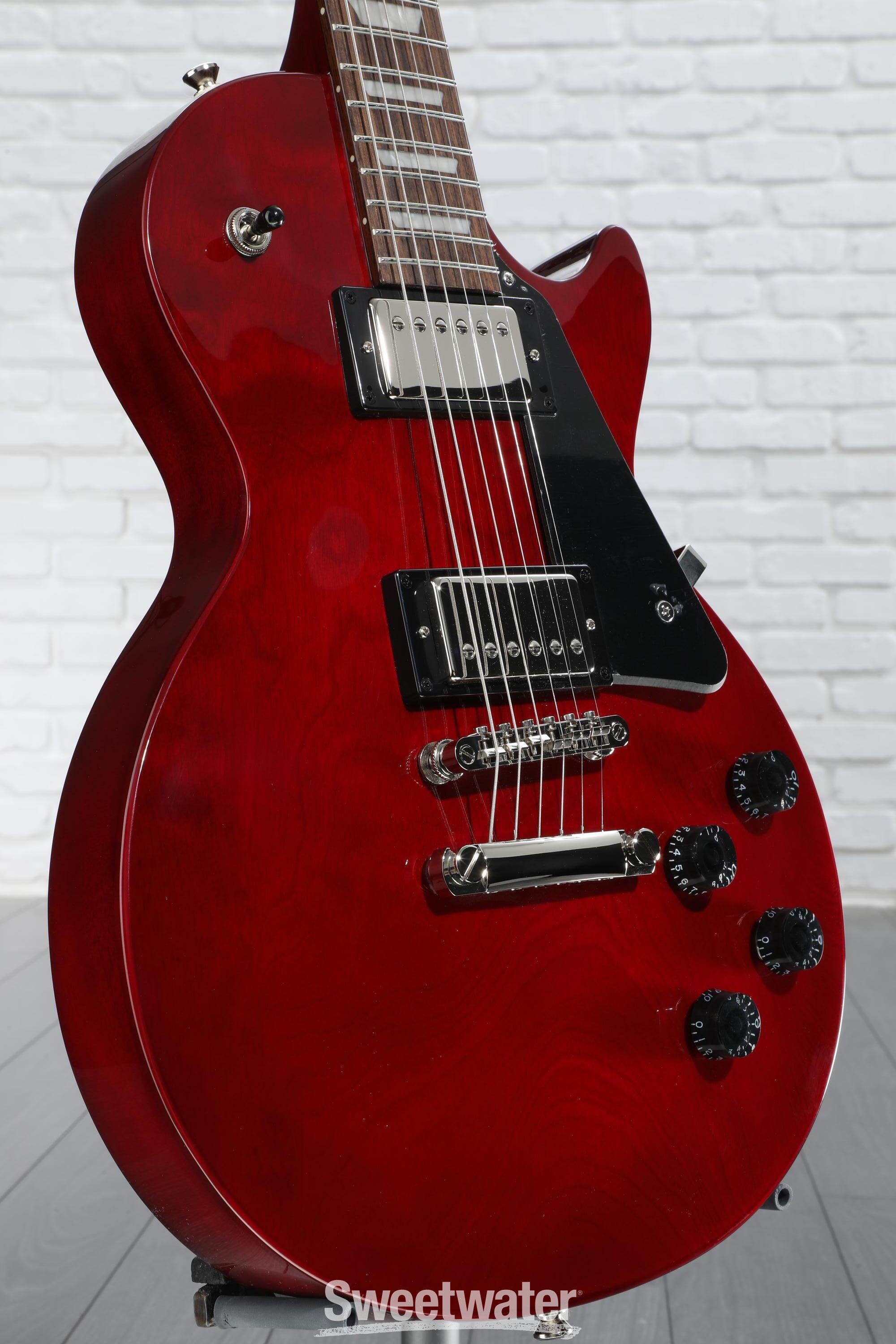 超可爱 Epiphone Les Paul Studio Electric Guitar - Wine Red | Sweetwater ギター