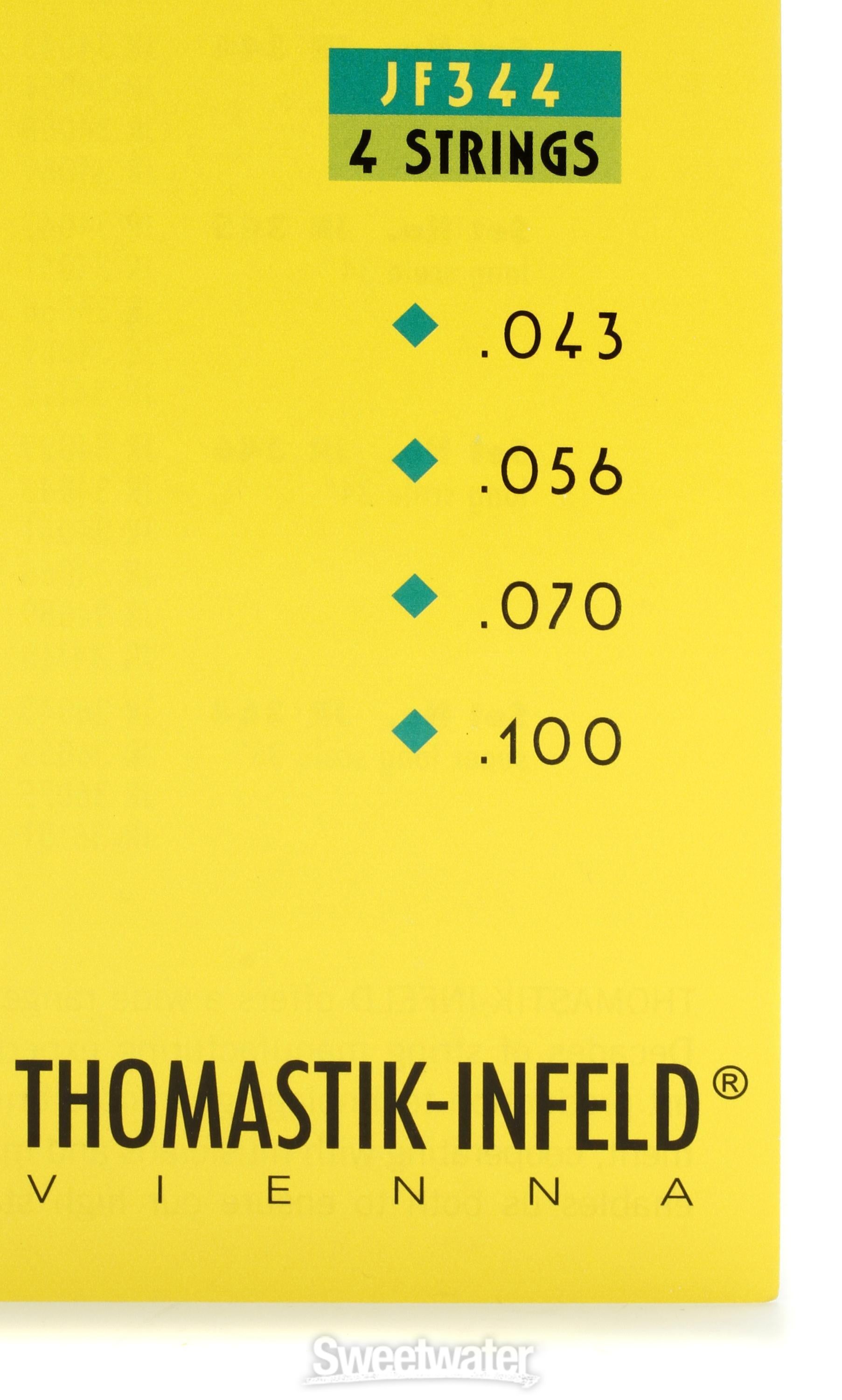 Thomastik-Infeld JF344 Jazz Flatwound Bass Guitar Strings - .043-.100 Long  Scale