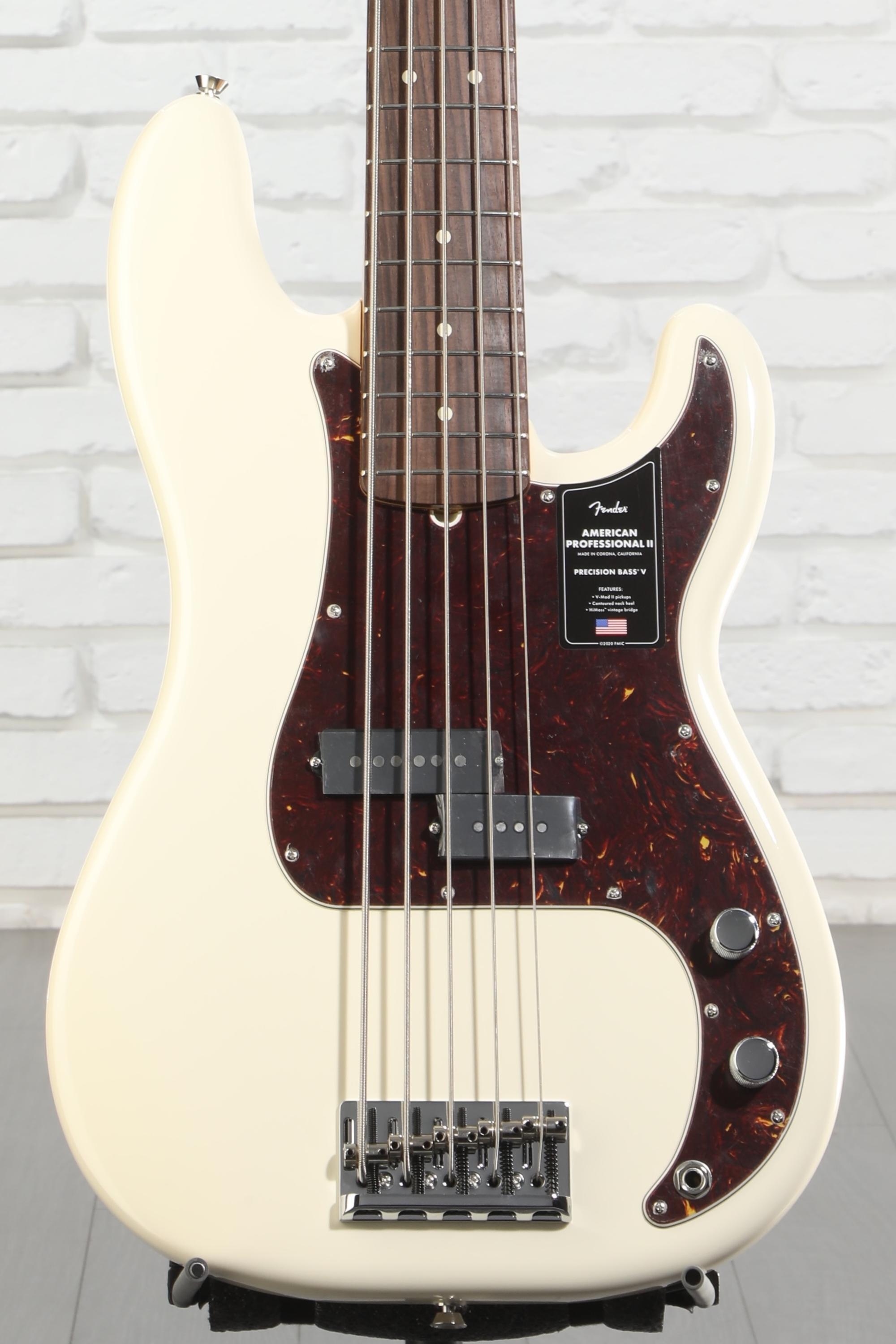 Fender American Professional II Precision Bass V - Olympic White