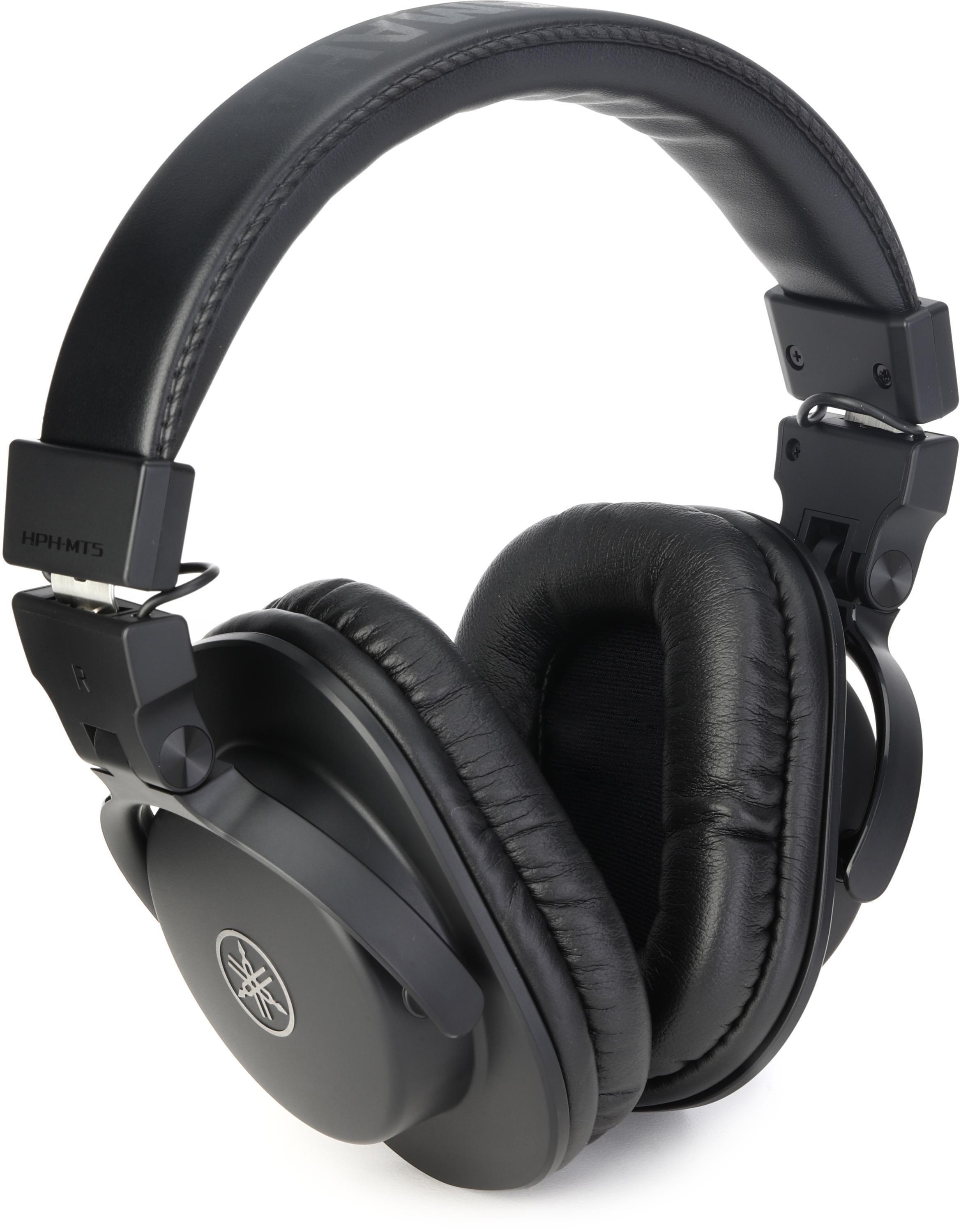 Cuffie Da Studio Yamaha HPH-MT5 - Over Ear Pieghevoli, Suono Fedele, Cavo 3m, Nero - Foto 11