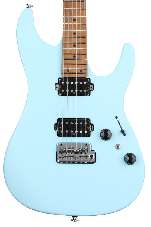 Ibanez Prestige AZ2402 Electric Guitar - Seafoam Blue Flat