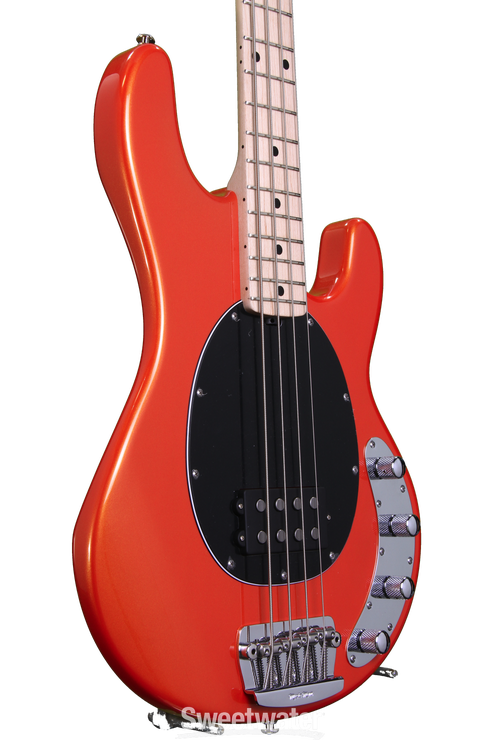 Ernie Ball Music Man Stingray 4 H - Tangerine Pearl, Maple