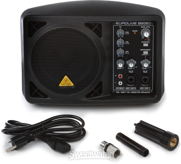 Mackie 5.25in Compact Powered Pa System, 150W, 8 Ohms Impedance