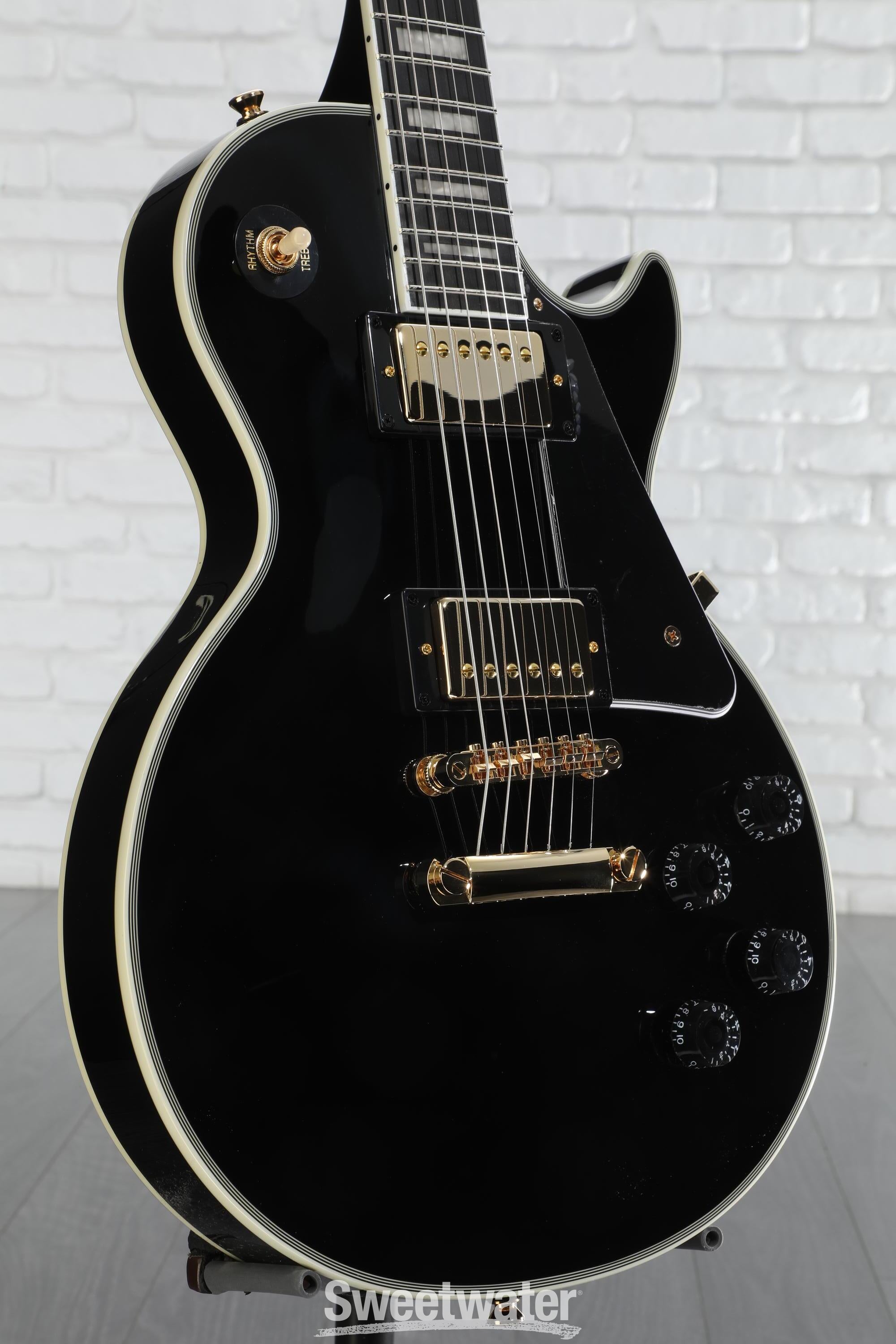 Sword Les Paul custom Ebony 約4.0kg Les Paul Custom w/ Ebony Fingerboard Gloss, Ebony | Gibson