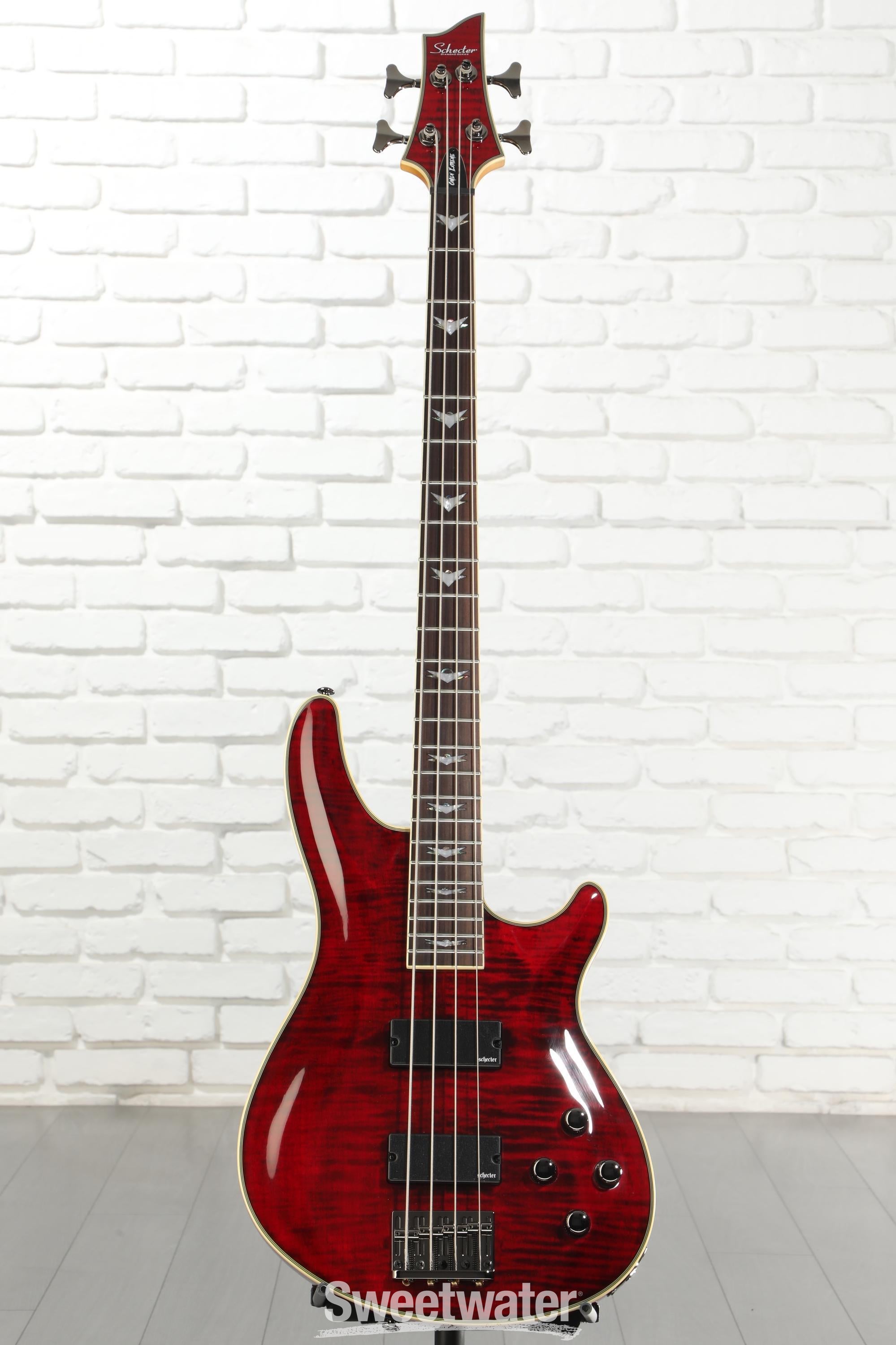 Schecter Omen Extreme-4 Bass Guitar - Black Cherry | Sweetwater