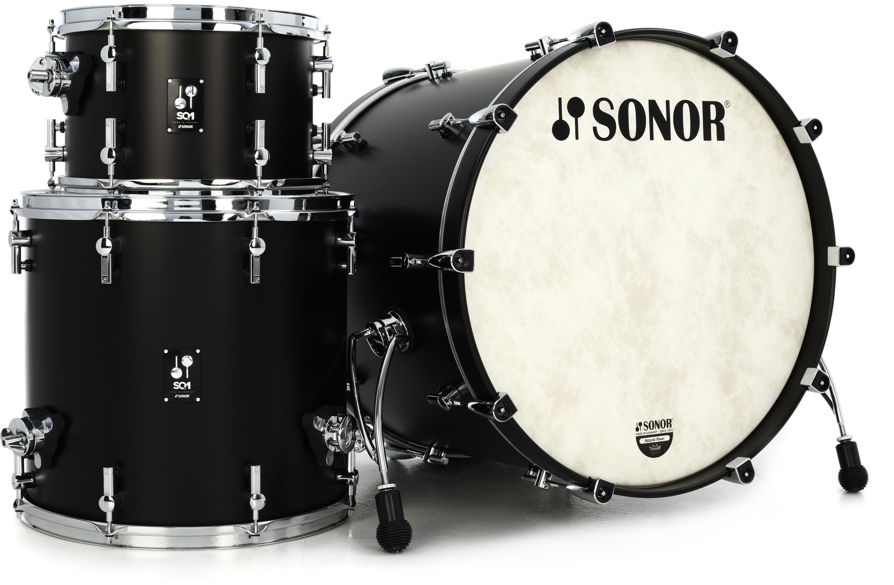 Sonor SQ1 22-inch 3-piece Shell Pack - GT Black