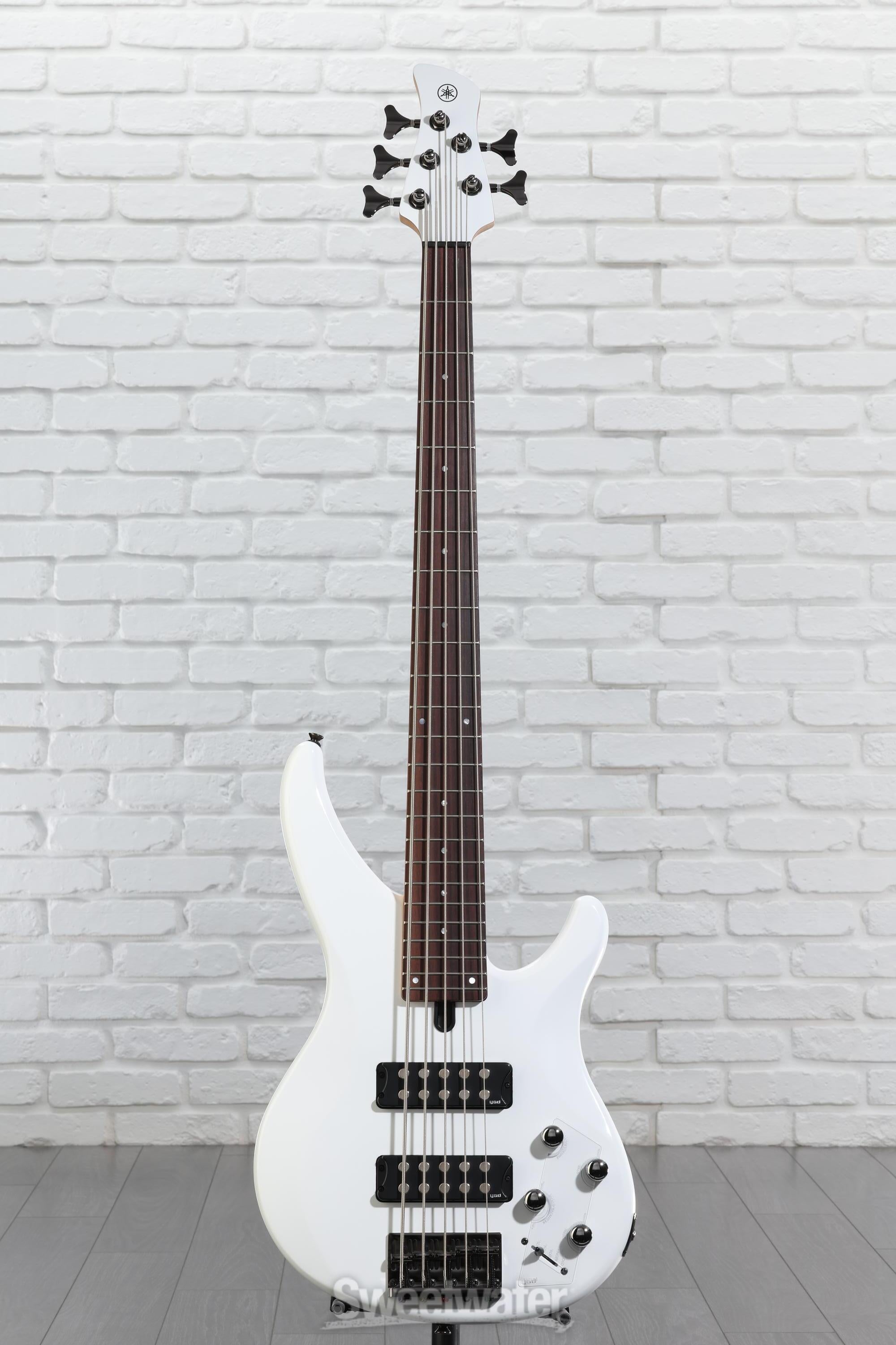 Yamaha TRBX305 5-string Bass Guitar - White | Sweetwater