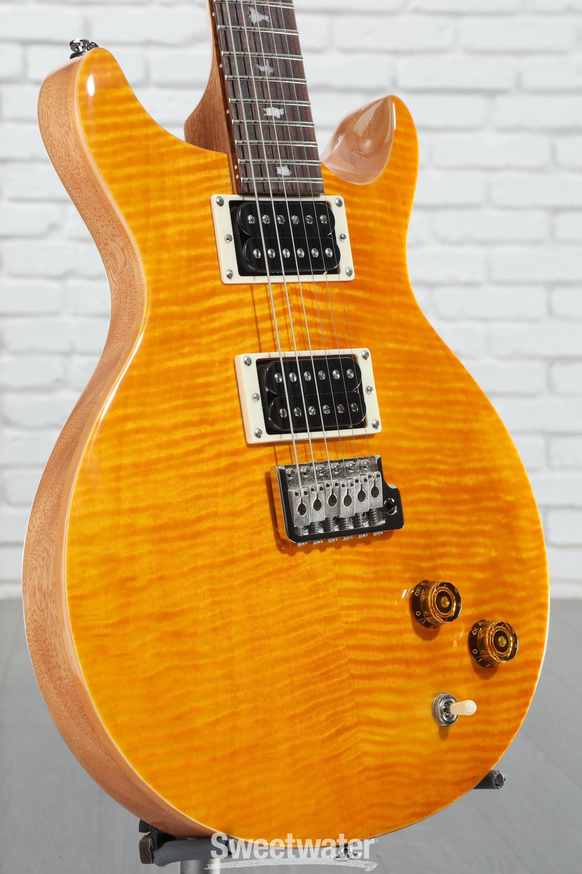 PRS SE Santana Electric Guitar - Santana Yellow | Sweetwater