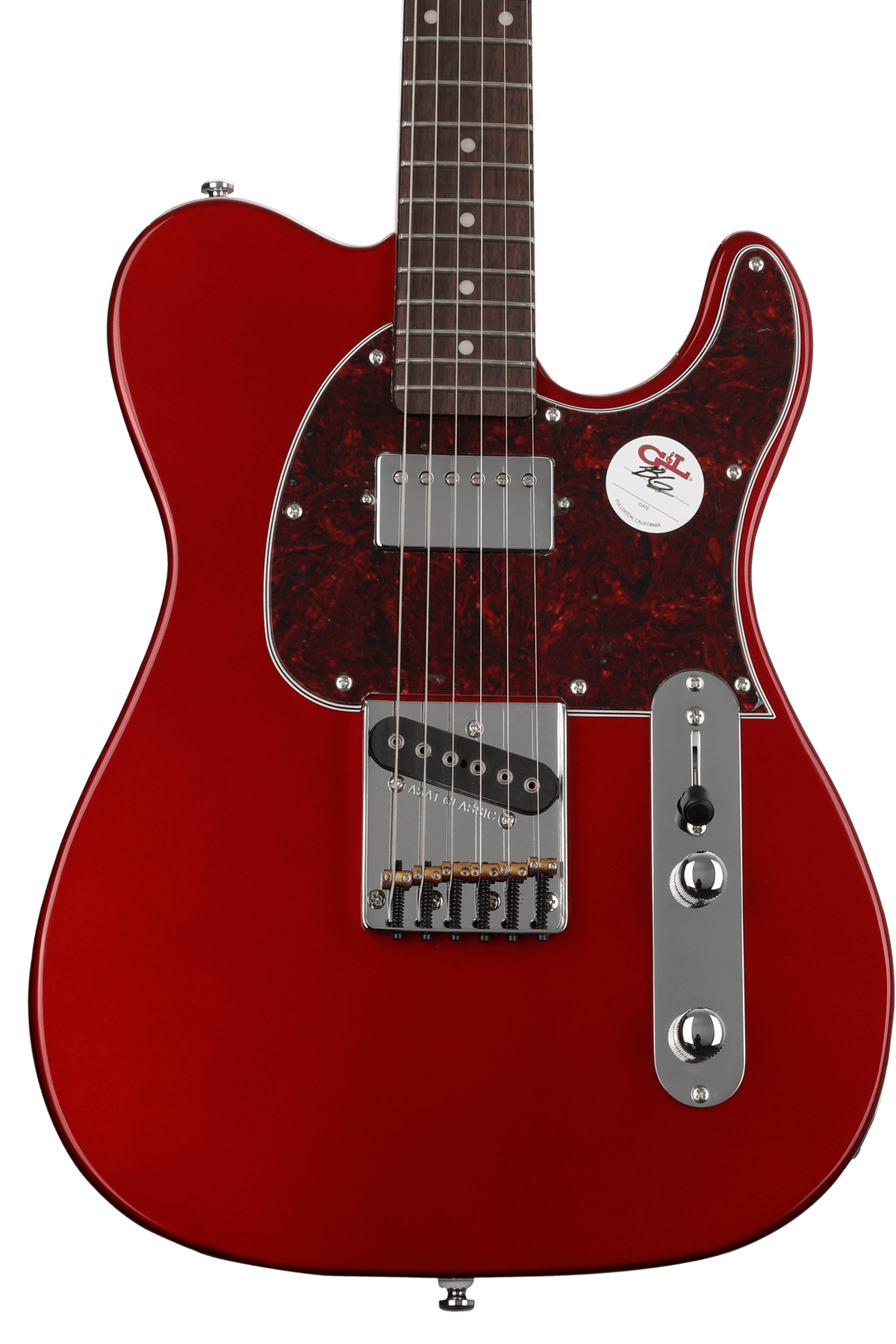 G&L Tribute ASAT Classic Bluesboy Electric Guitar   Candy Apple Red
