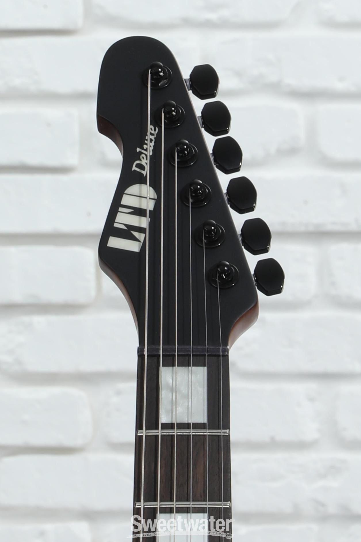 ESP LTD XJ-1 HT Electric Guitar - Black Blast | Sweetwater