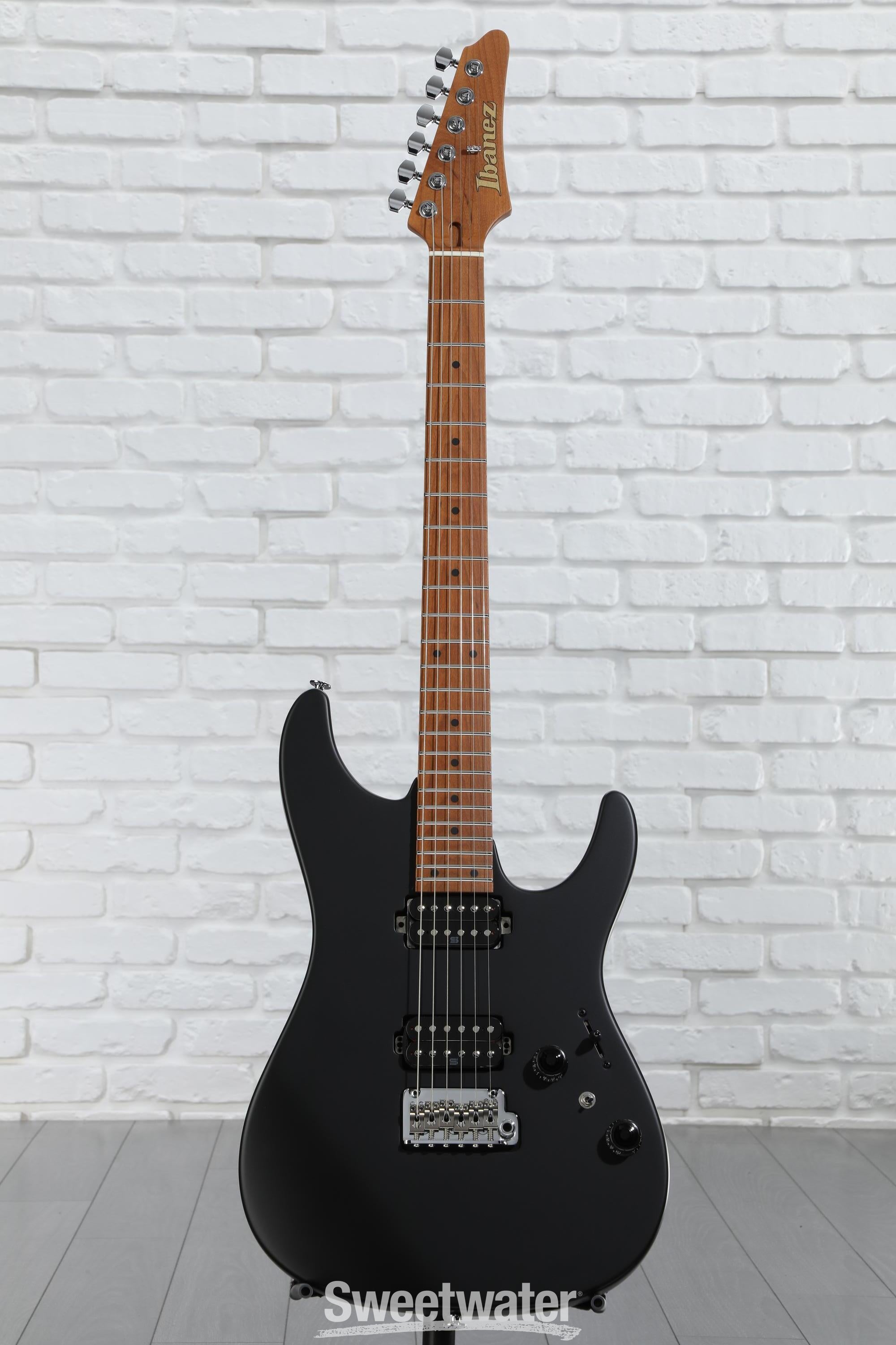 Ibanez Prestige AZ2402 Electric Guitar - Black Flat | Sweetwater