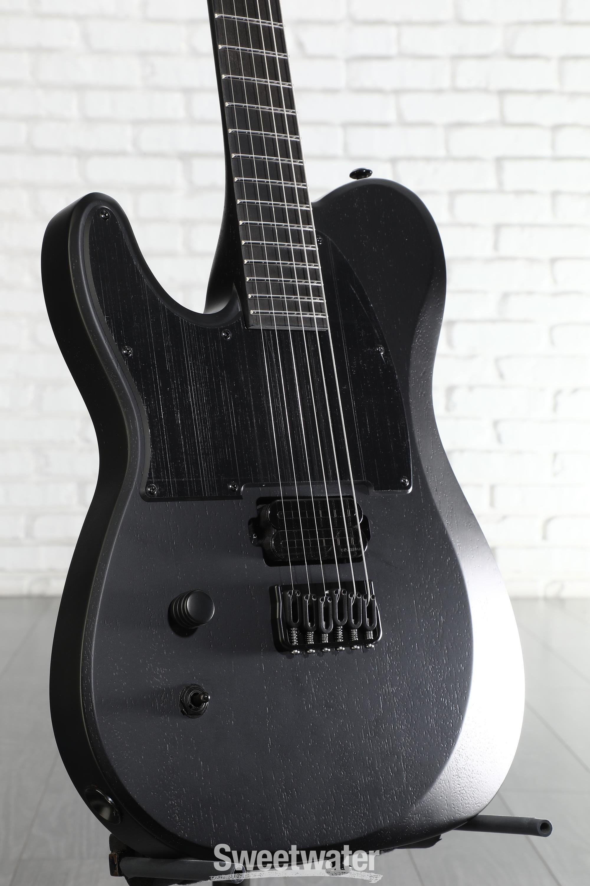 Photo of Schecter PT Black Ops Left-handed Electric Guitar - Black