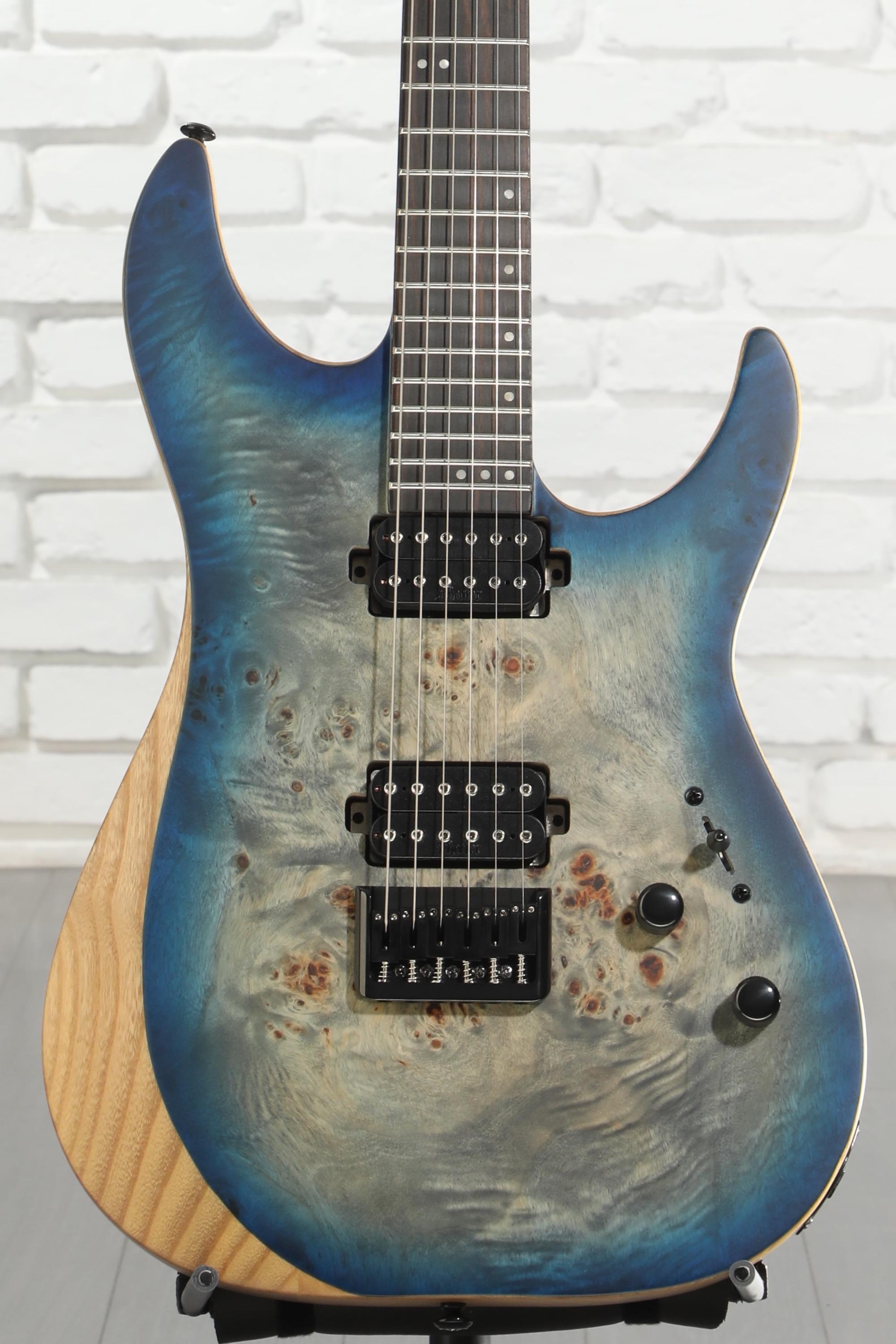 Schecter Reaper-6 Electric Guitar - Satin Sky Burst | Sweetwater