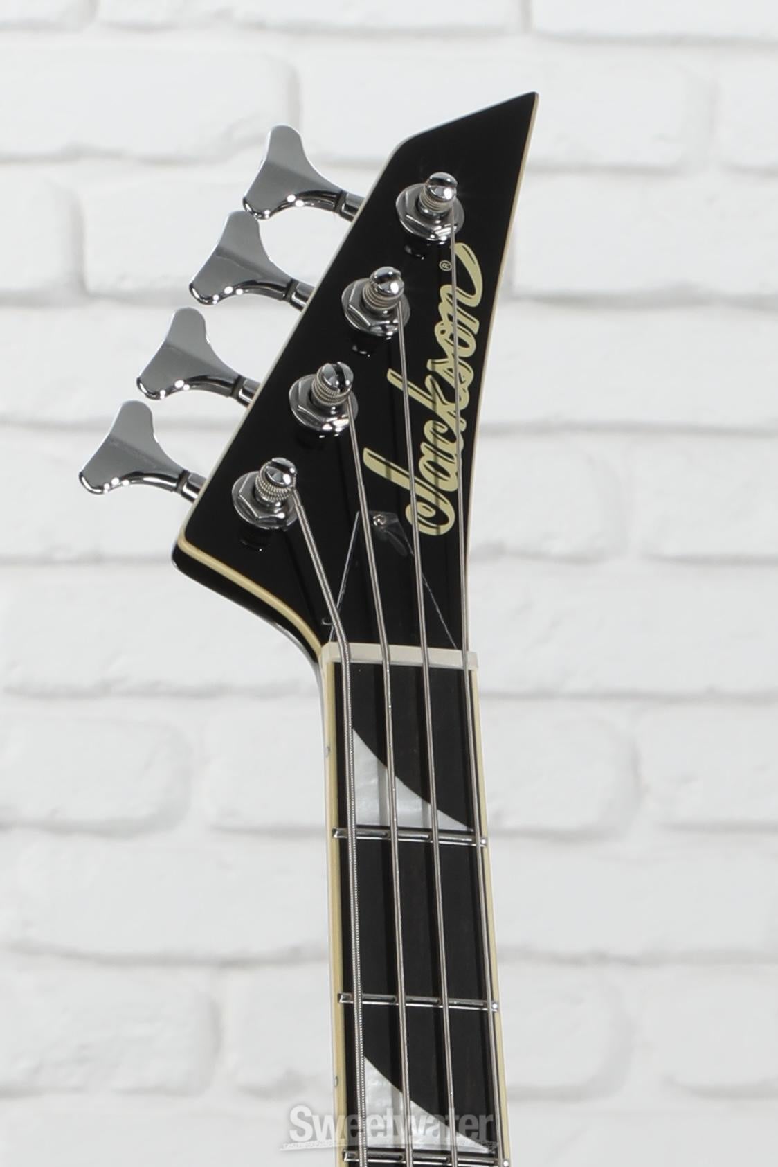 Jackson Limited Edition Pro Plus Series Pure Metal Concert Bass Guitar CB1A - Gloss Black