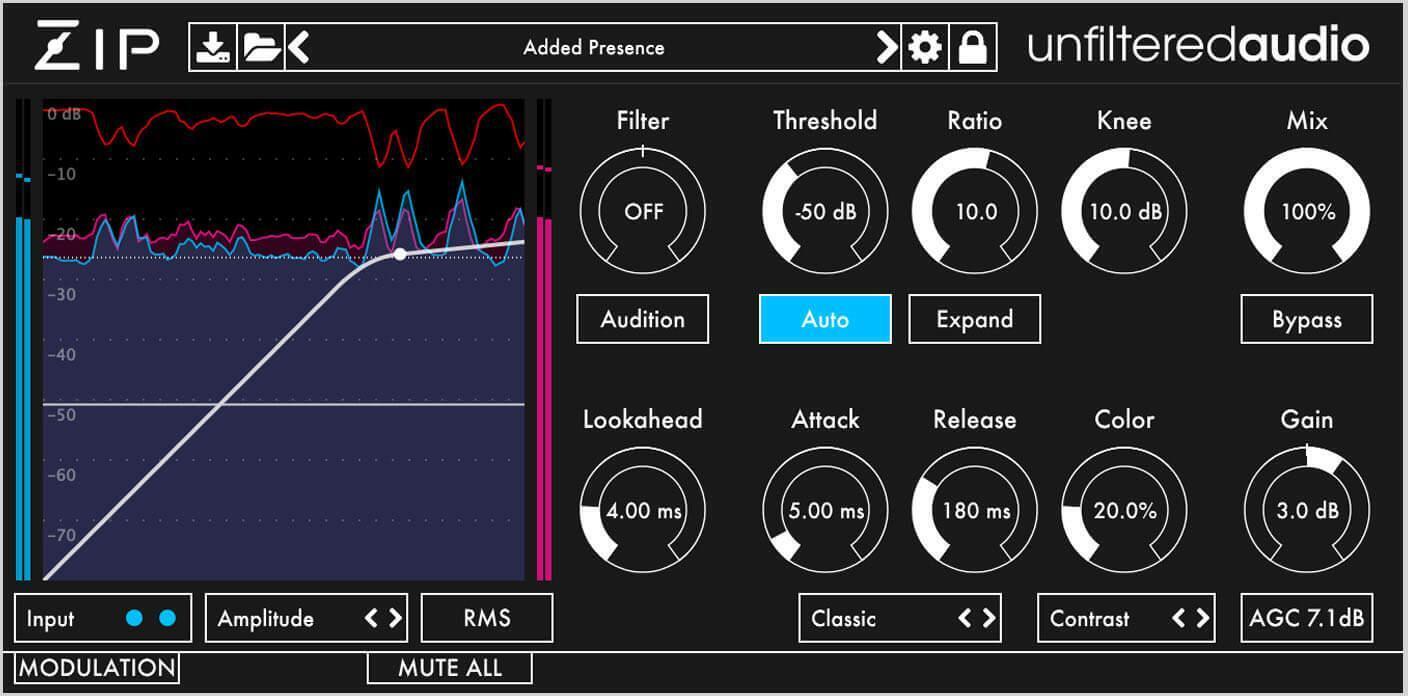 Photo of Unfiltered Audio Zip Compressor Plug-in