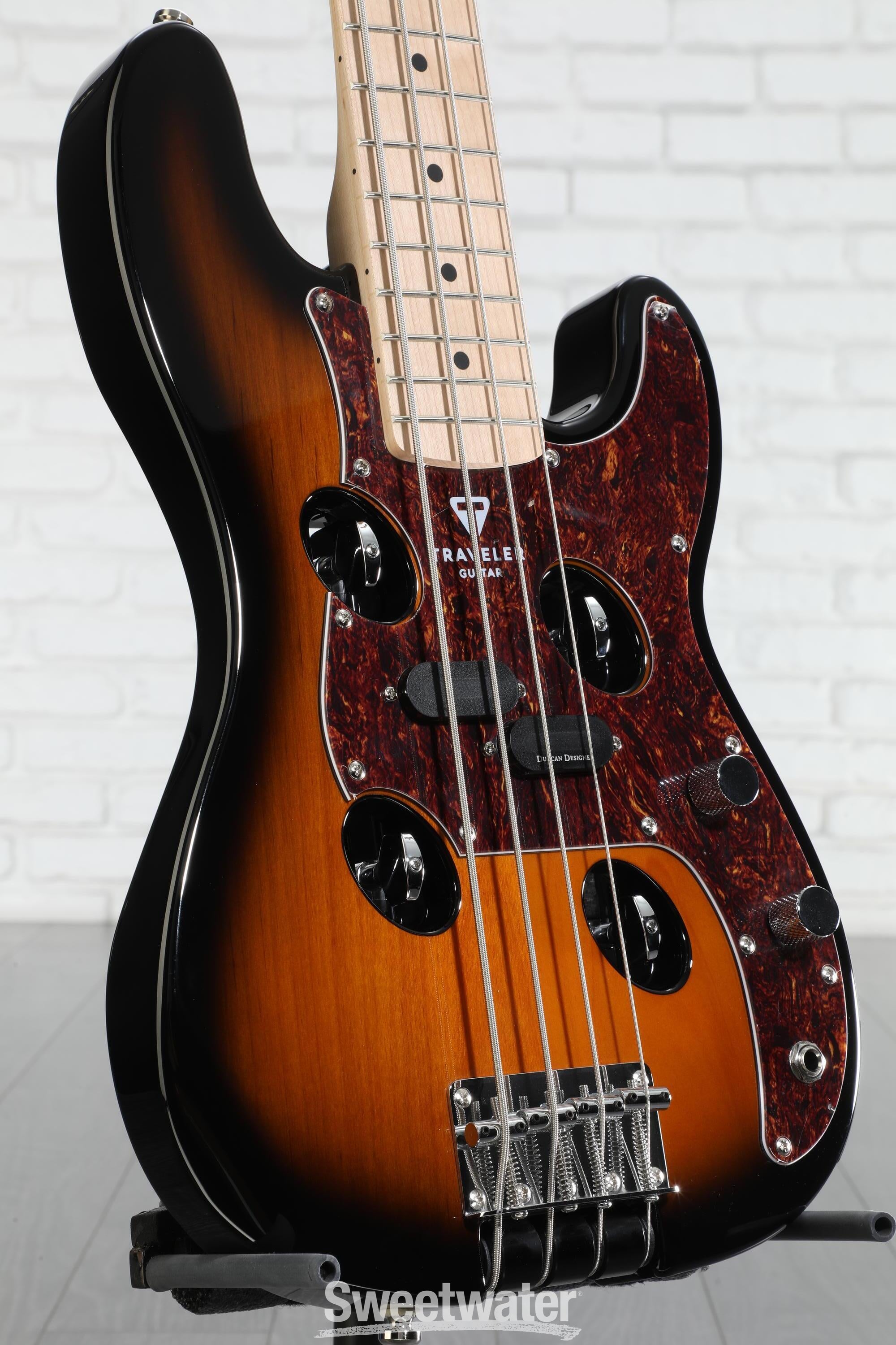 Traveler Guitar TB-4P Bass Guitar - Sunburst | Sweetwater