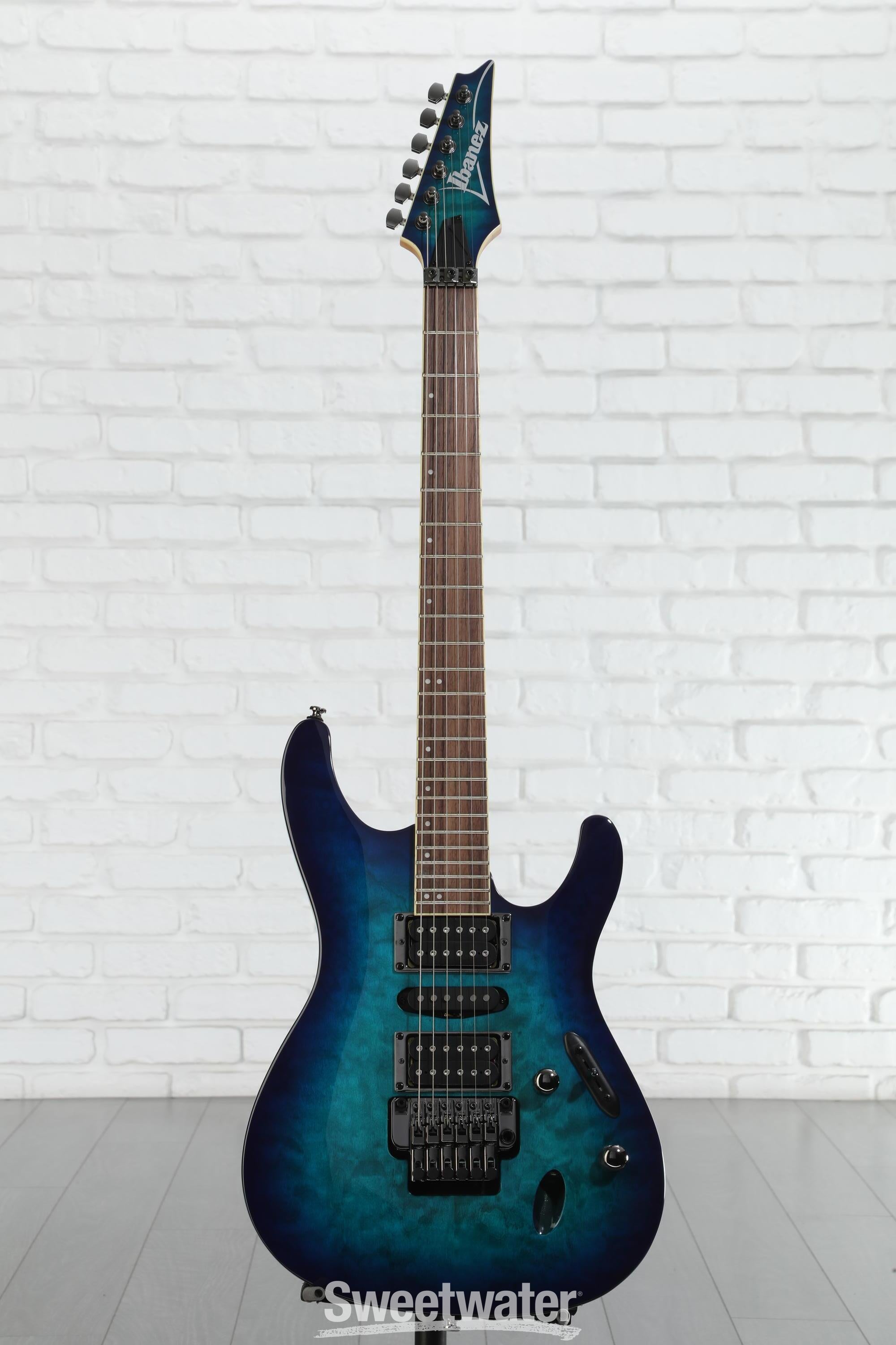 今月中特価！【超軽量】Ibanez S670QM Amazon.com: Ibanez S Series S670QM - Dragon Eye Burst
