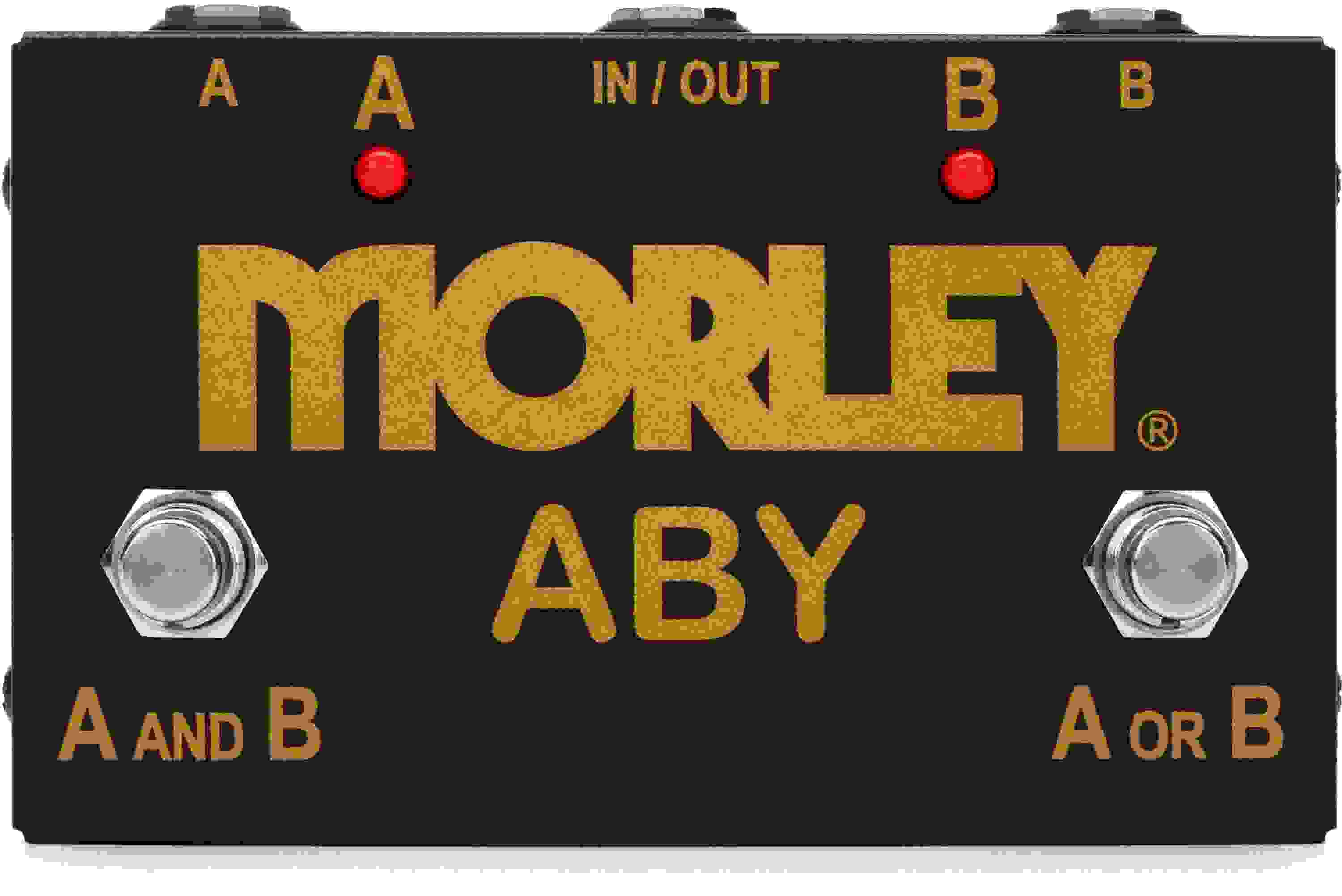 Morley Gold Series ABY 2-button Switcher/Combiner Pedal