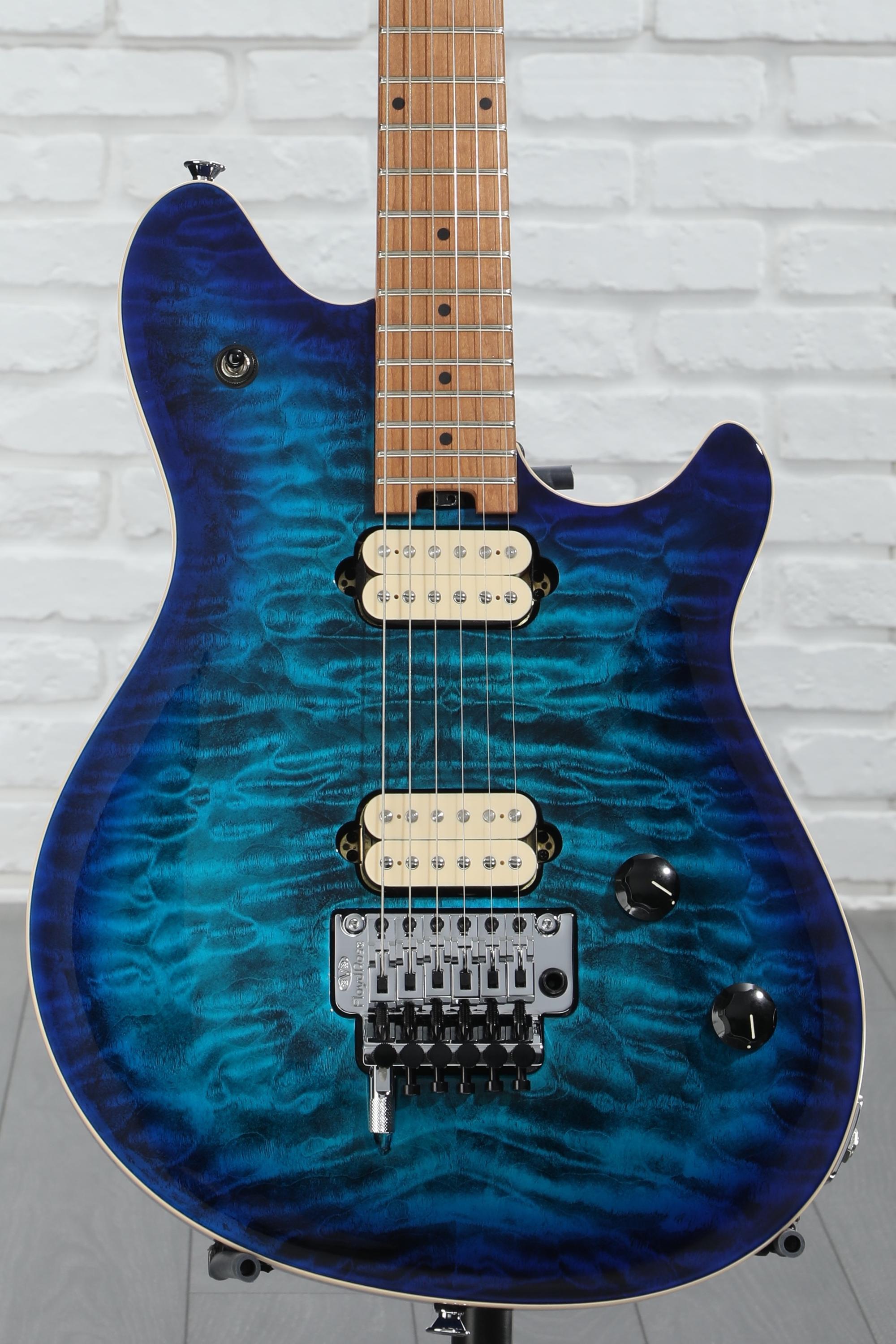 EVH Wolfgang Special QM Electric Guitar - Chlorine Burst with